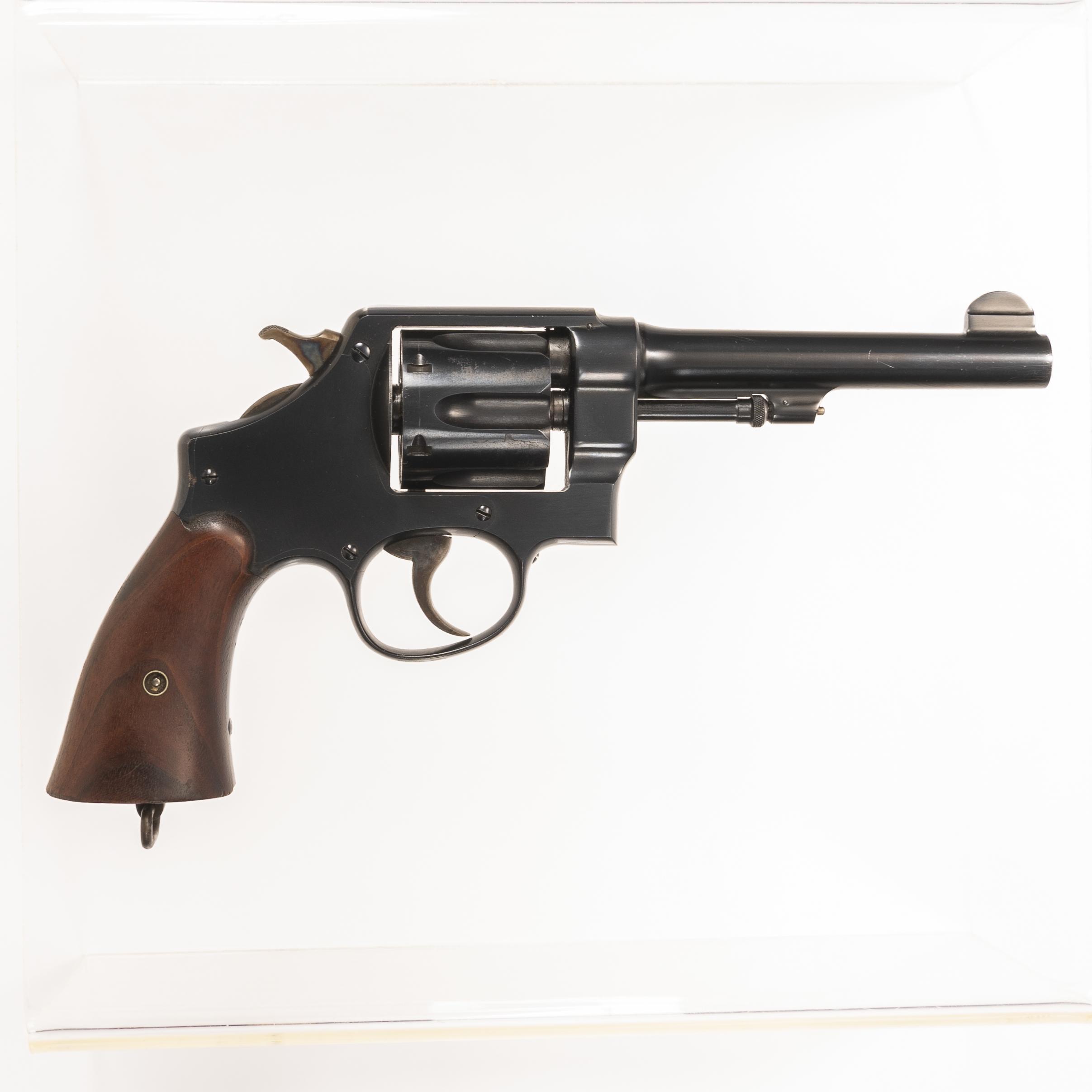 Appraisal: SMITH WESSON U S MODEL DOUBLE-ACTION REVOLVER AND HOLSTER -