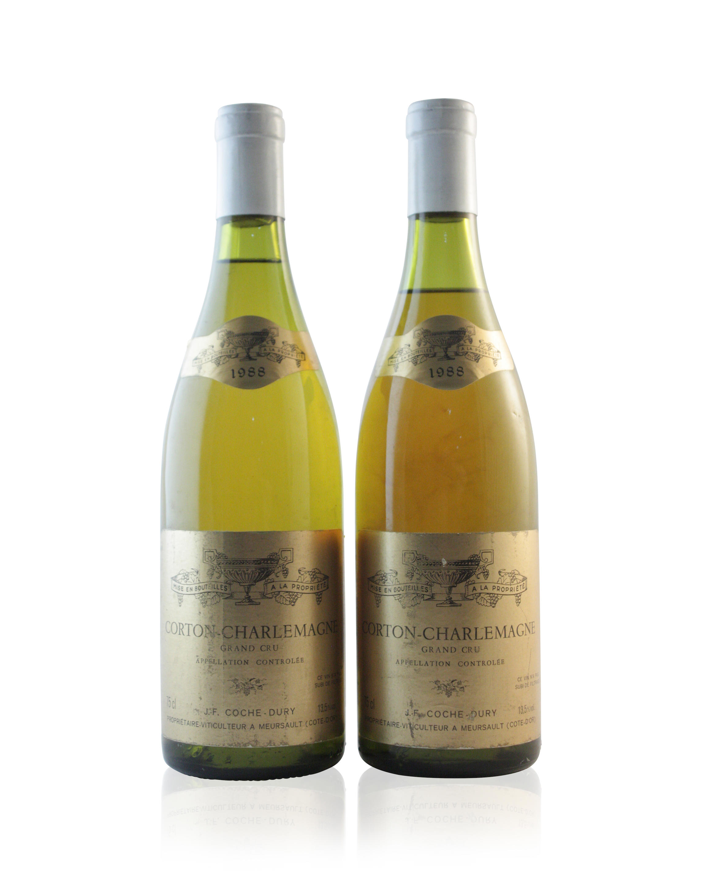 Appraisal: CORTON-CHARLEMAGNE J-F COCHE-DURY Corton-Charlemagne J-F Coche-Dury u x cms with