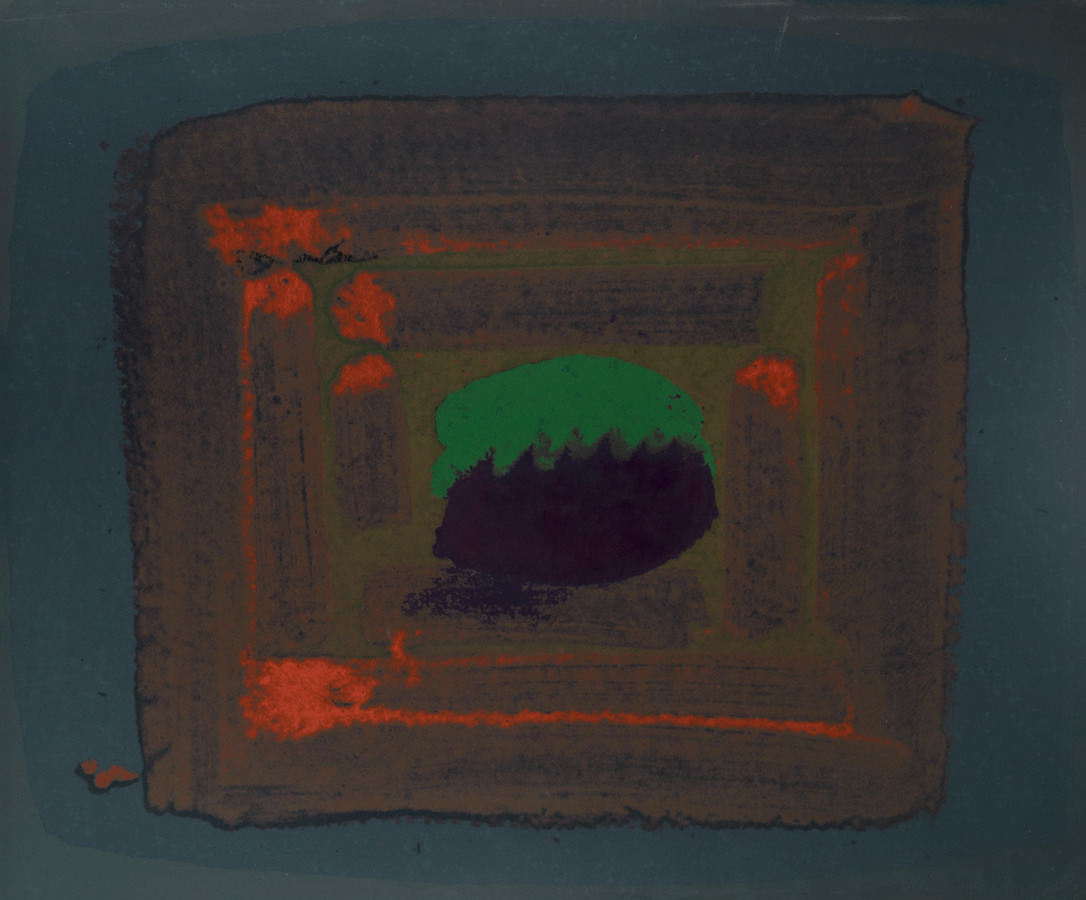 Appraisal: SIR HOWARD HODGKIN BRITISH - Tropic Fruit Heenk p Screenprint