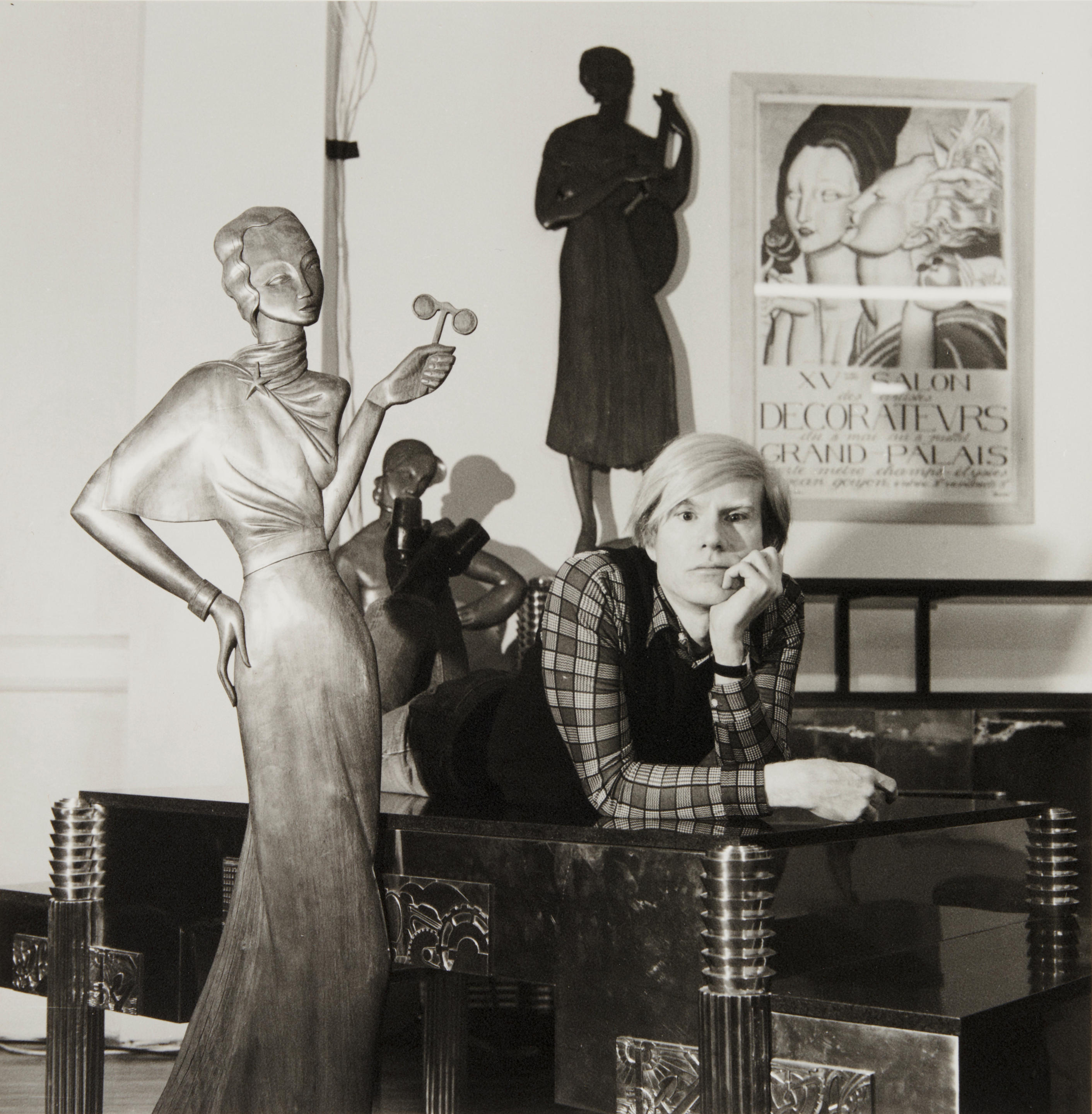 Appraisal: HORST P HORST - Andy Warhol New York c Gelatin