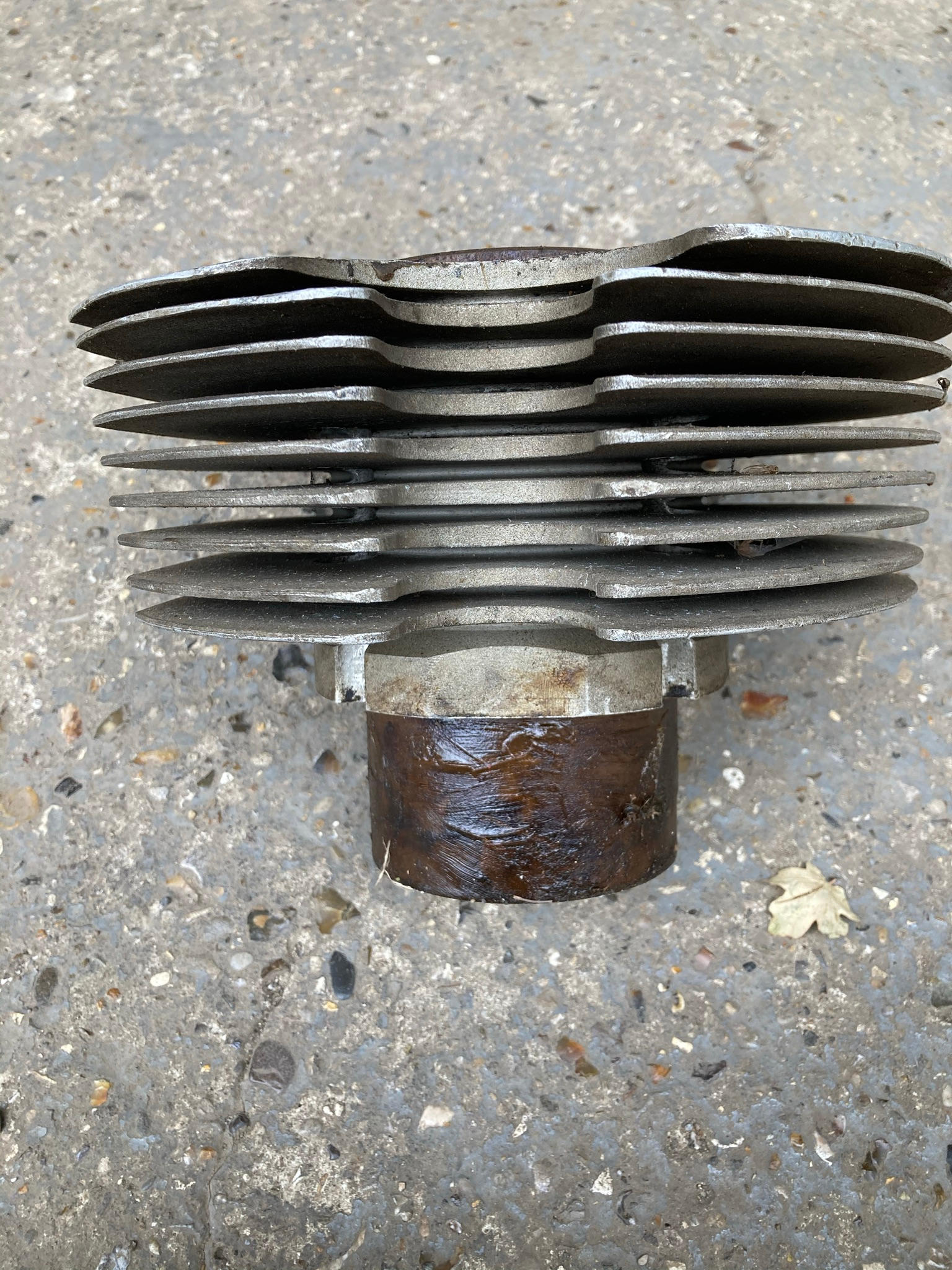 Appraisal: A BELIEVED VELOCETTE MK VIII CYLINDER BARREL condition and completeness