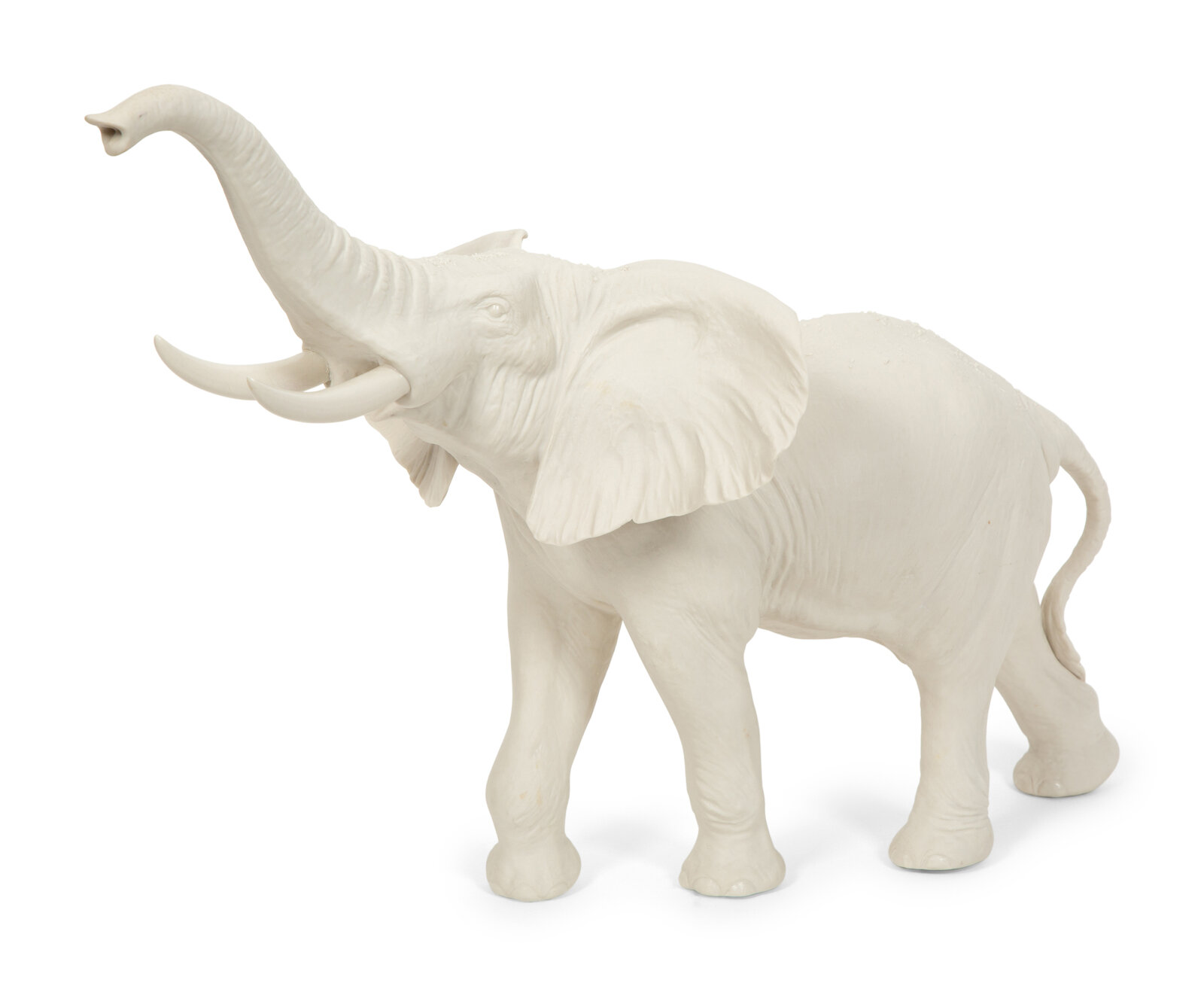 Appraisal: A Cybis Bisque Porcelain Elephant th Century numbered Height x