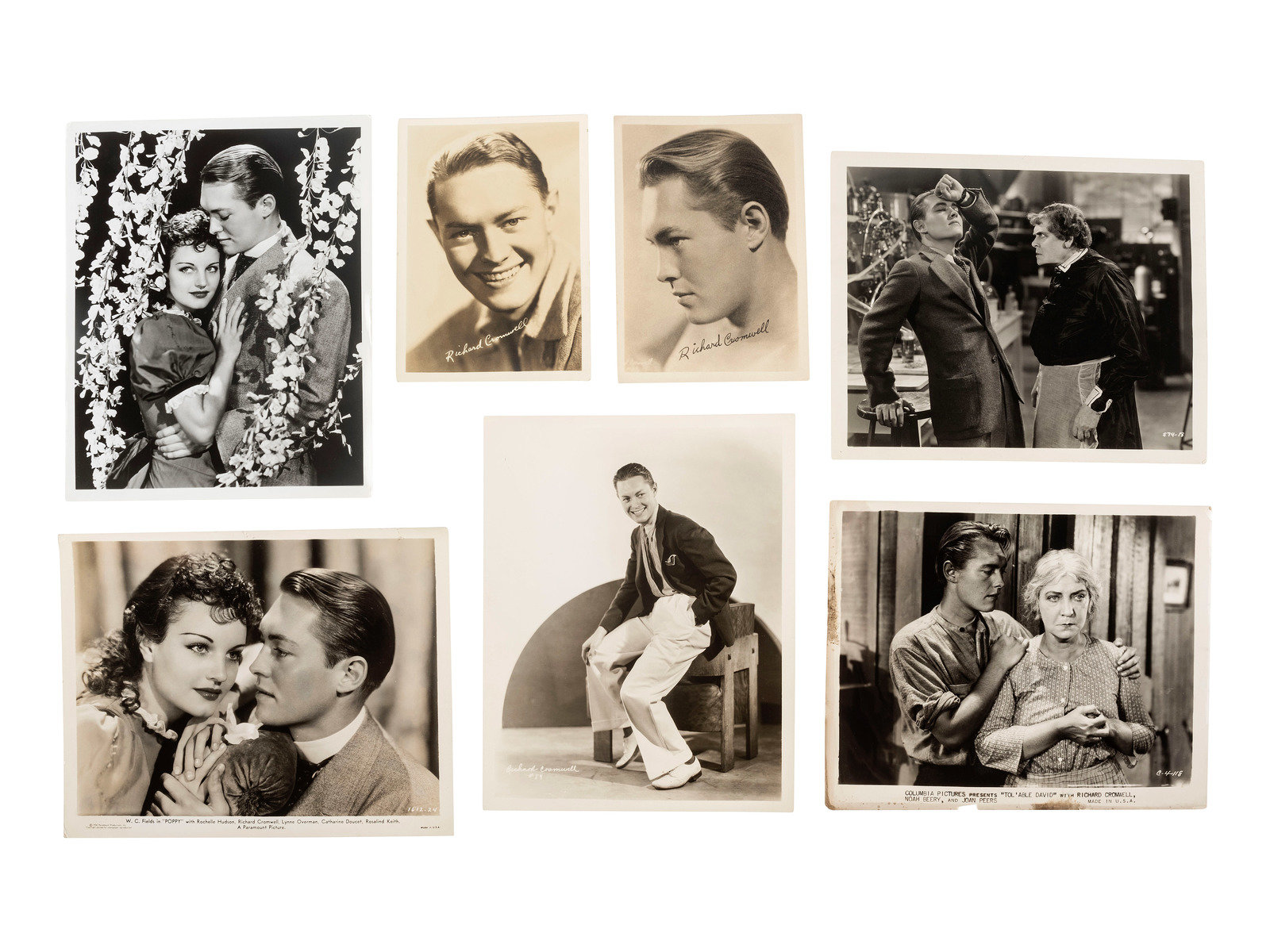 Appraisal: HOLLYWOOD Extensive collection of signed photographs publicity images and personal