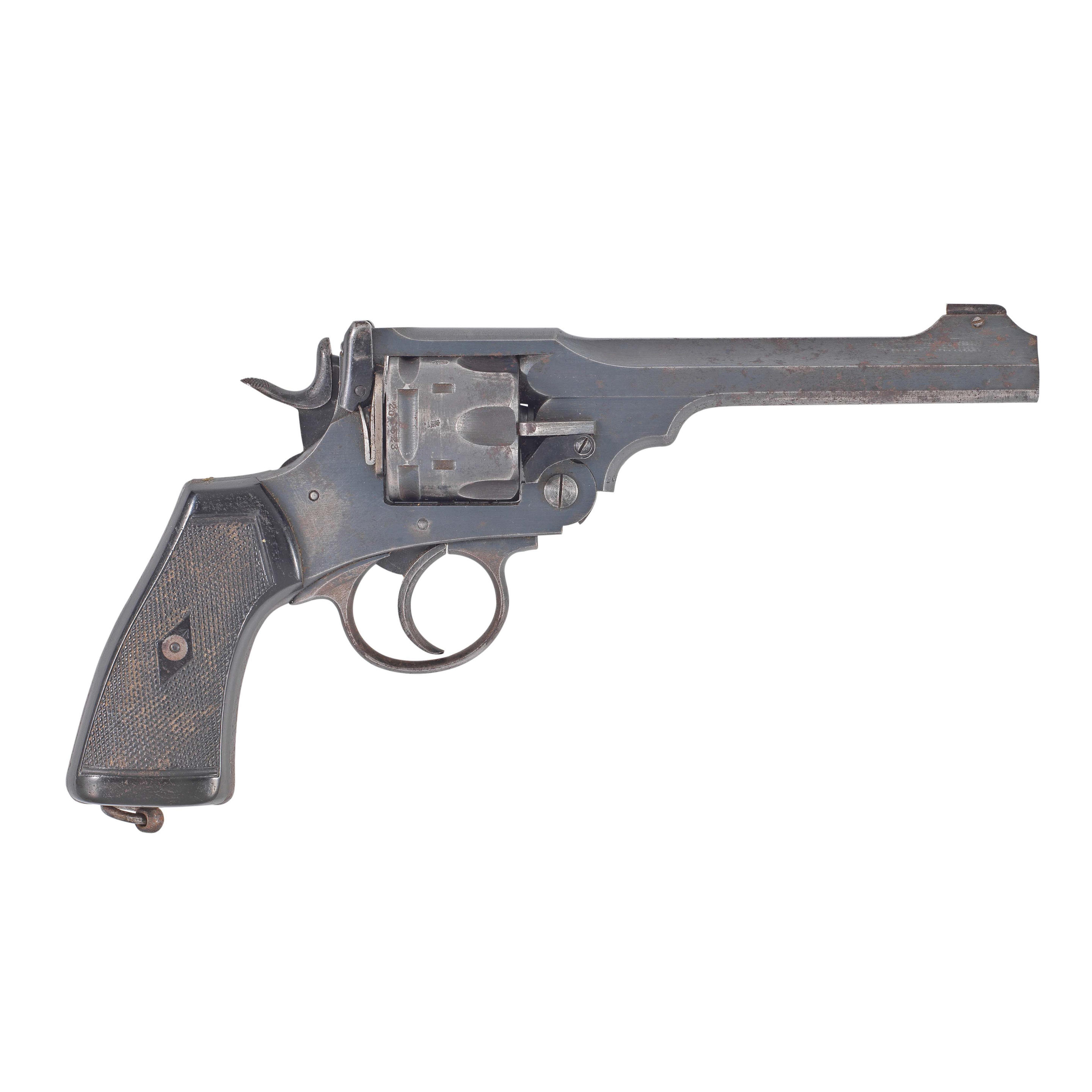 Appraisal: A 'MK VI' REVOLVER BY WEBLEY NO Blued finish the