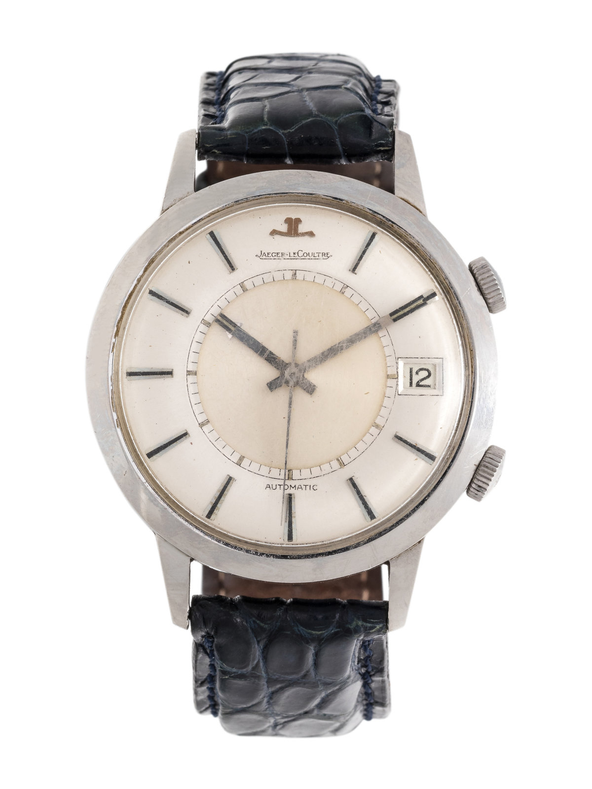 Appraisal: JAEGER-LeCOULTRE MEMOVOX STAINLESS STEEL ALARM WRISTWATCH mm case diameter matte