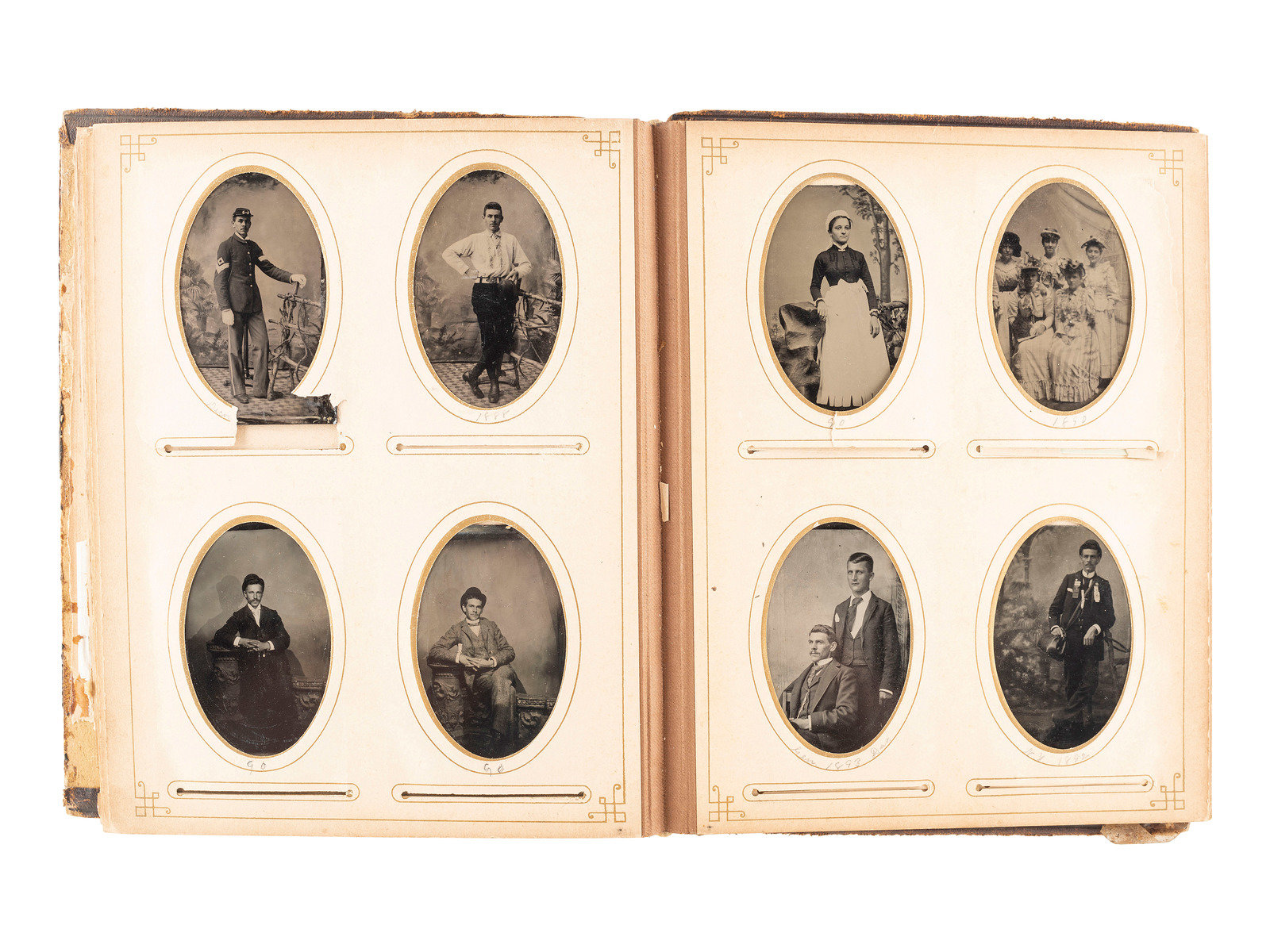 Appraisal: EARLY PHOTOGRAPHY A collection of over th century photographs incl