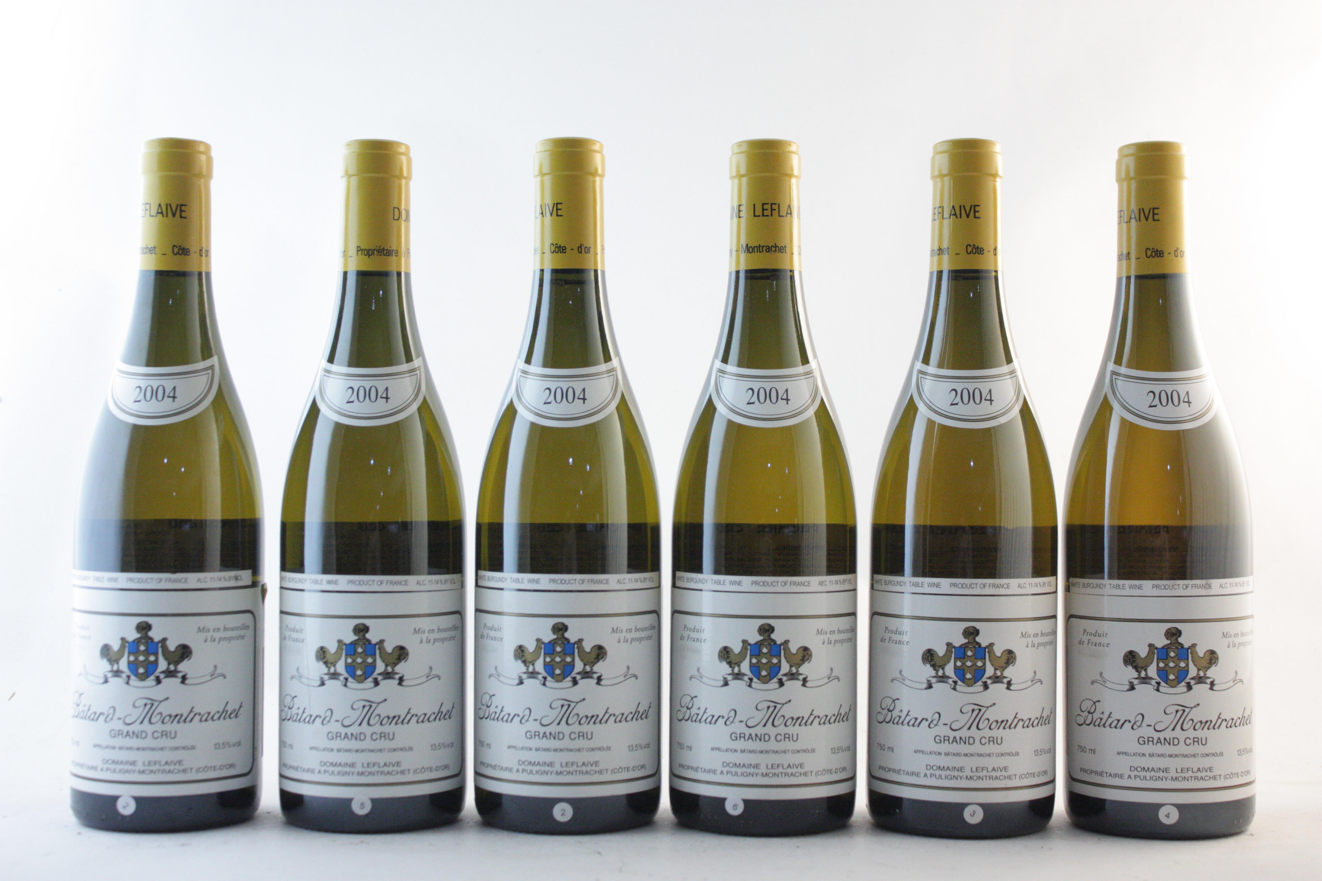 Appraisal: B TARD-MONTRACHET DOMAINE LEFLAIVE B tard-Montrachet Domaine Leflaive scored label