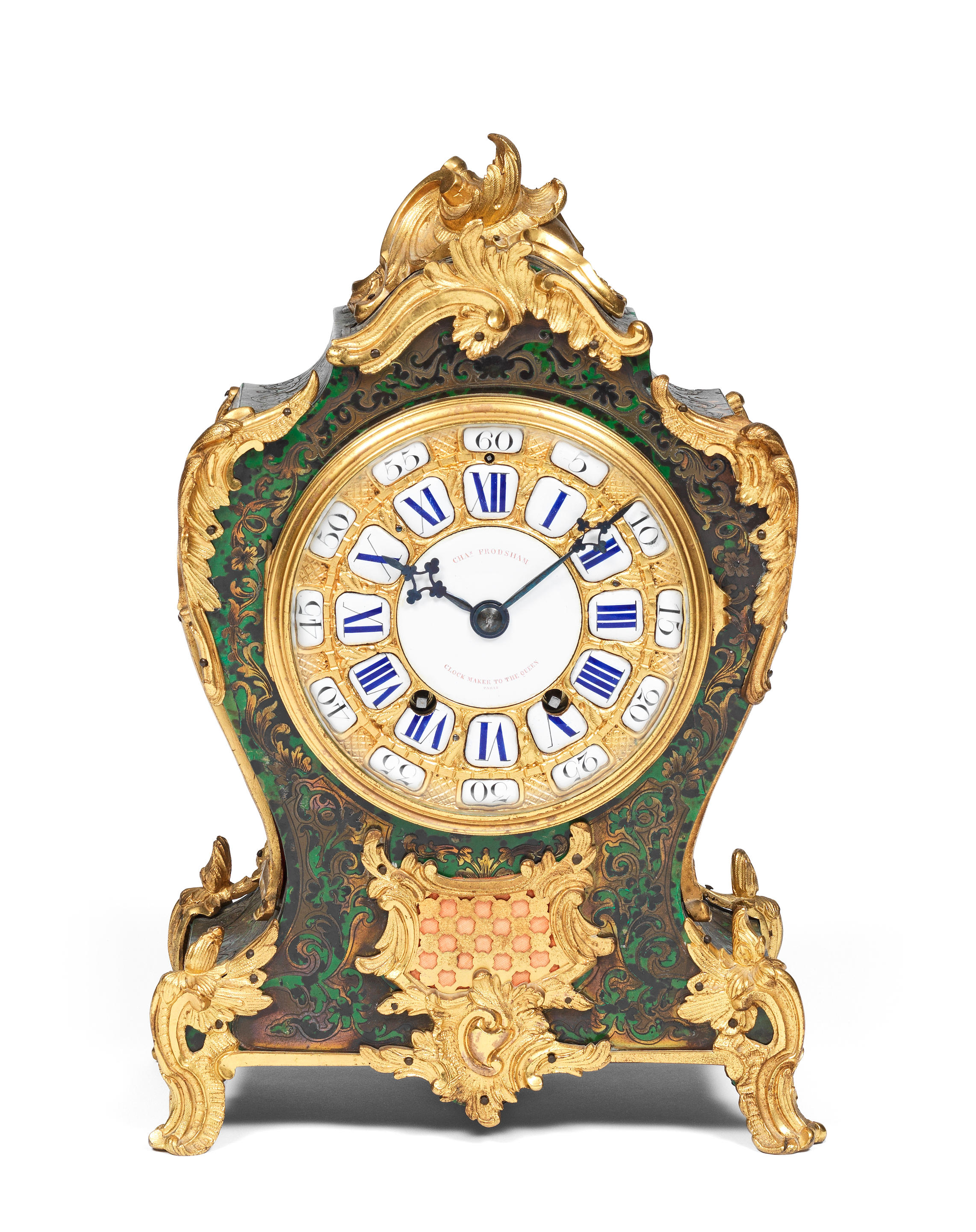 Appraisal: A RARE THIRD QUARTER OF THE TH CENTURY FRENCH BOULLE-INLAID