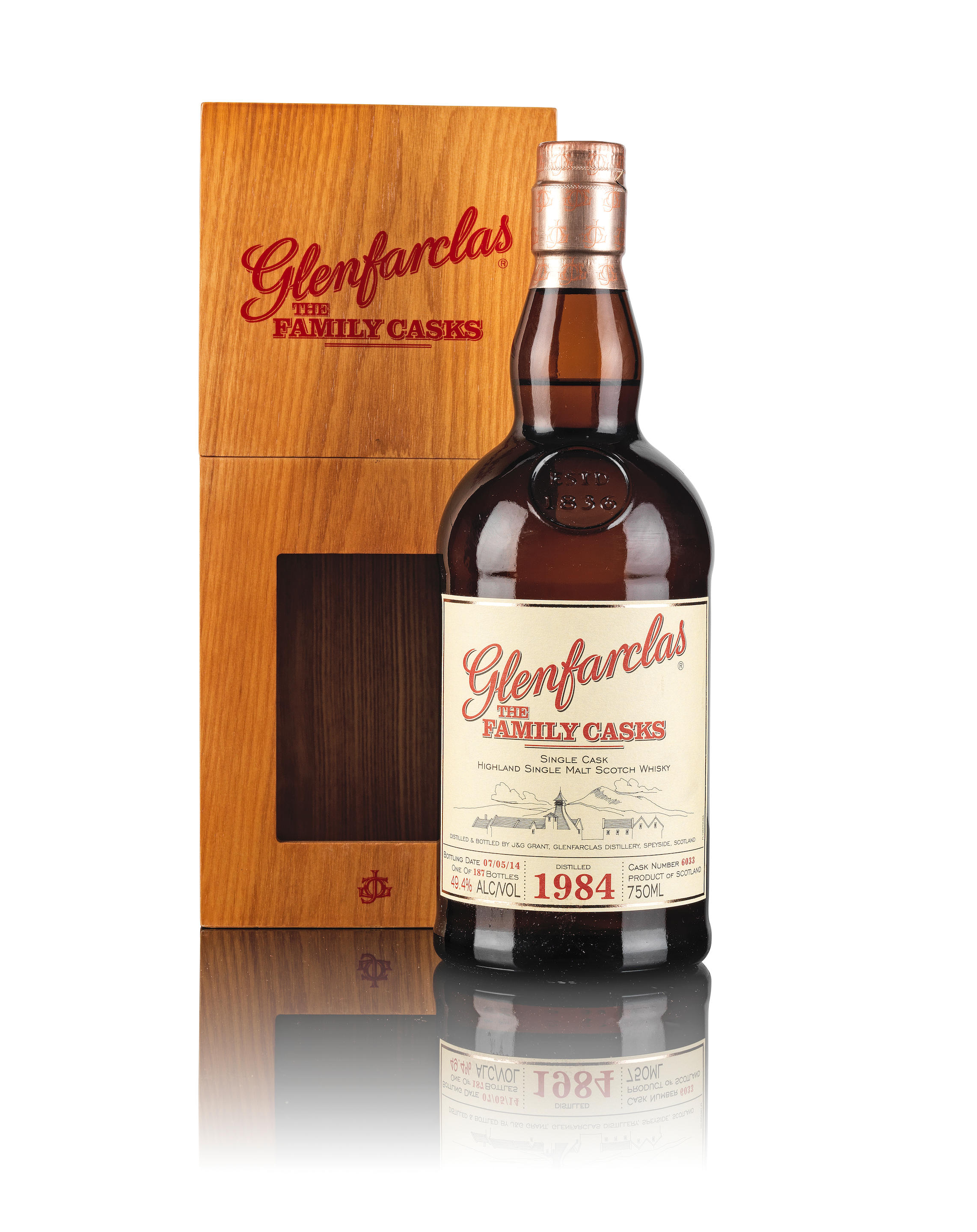 Appraisal: GLENFARCLAS FAMILY CASKS Glenfarclas Family Casks Bottled Distilled by J