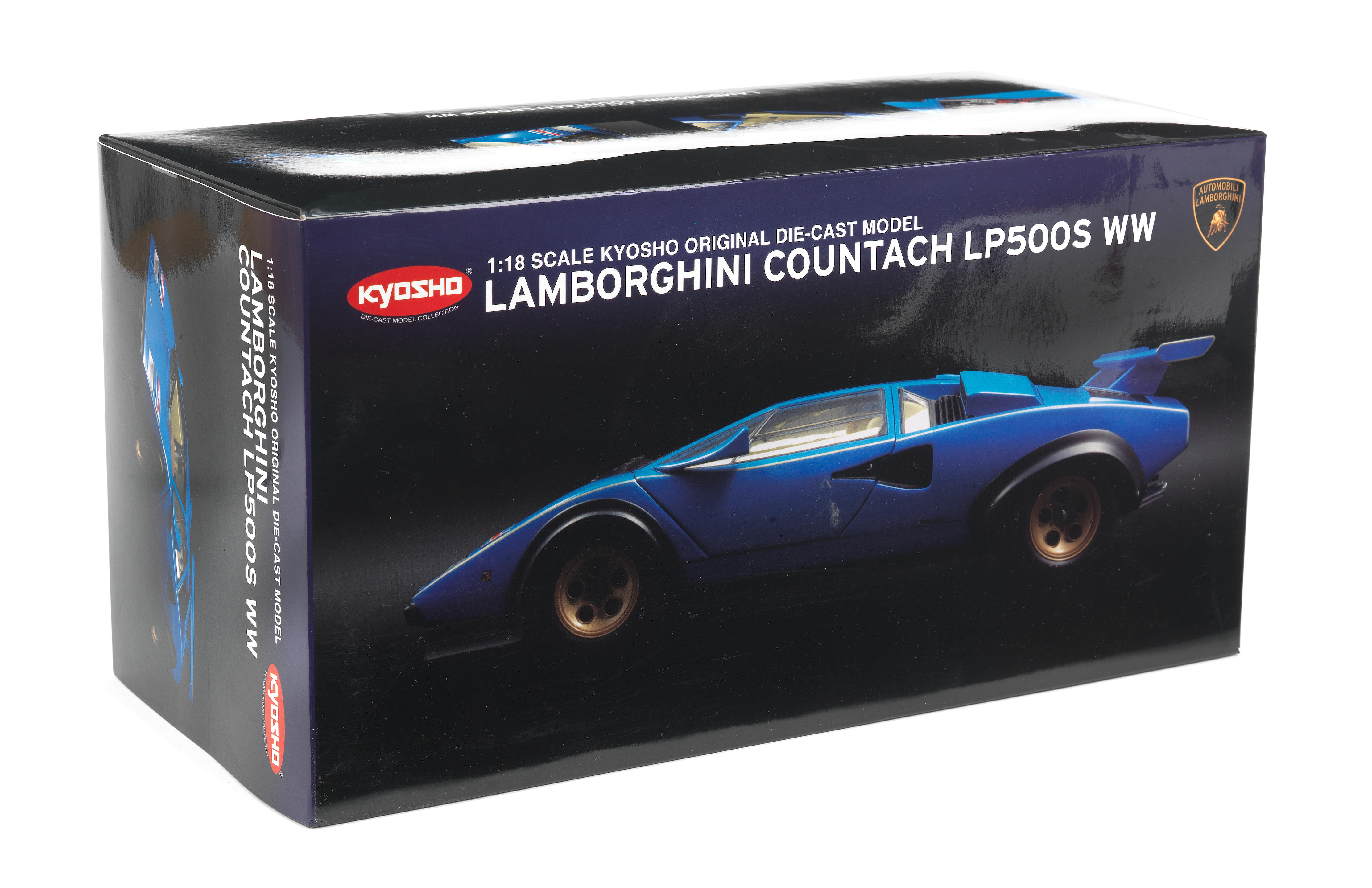 Appraisal: A BOXED SCALE DIE-CAST MODEL OF A LAMBORGHINI COUNTACH LP