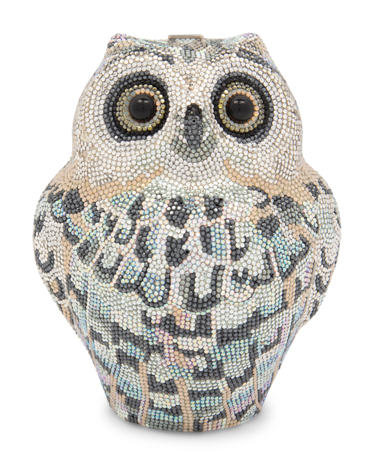 Appraisal: Judith Leiber Owl Minaudi re Owl minaudi re encrusted with