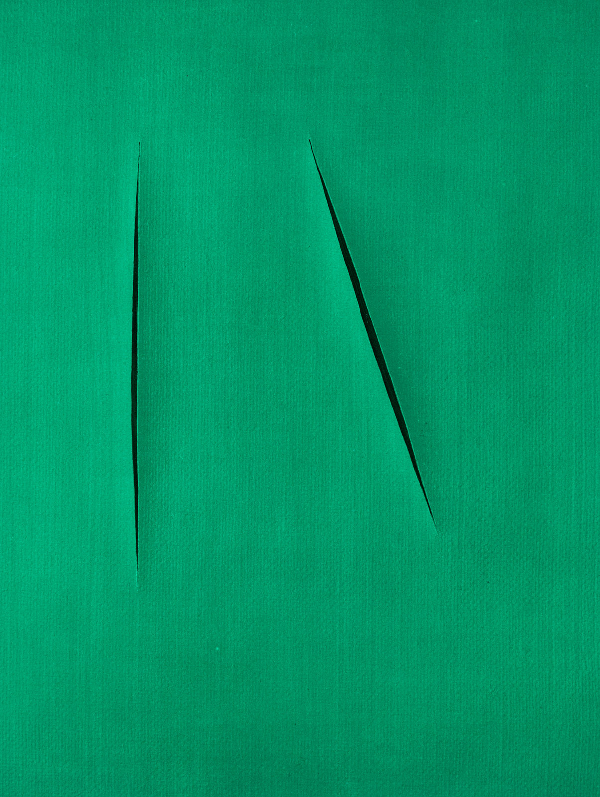 Appraisal: Lucio Fontana Argentine Italian Concetto Spaziale from XXe si cle