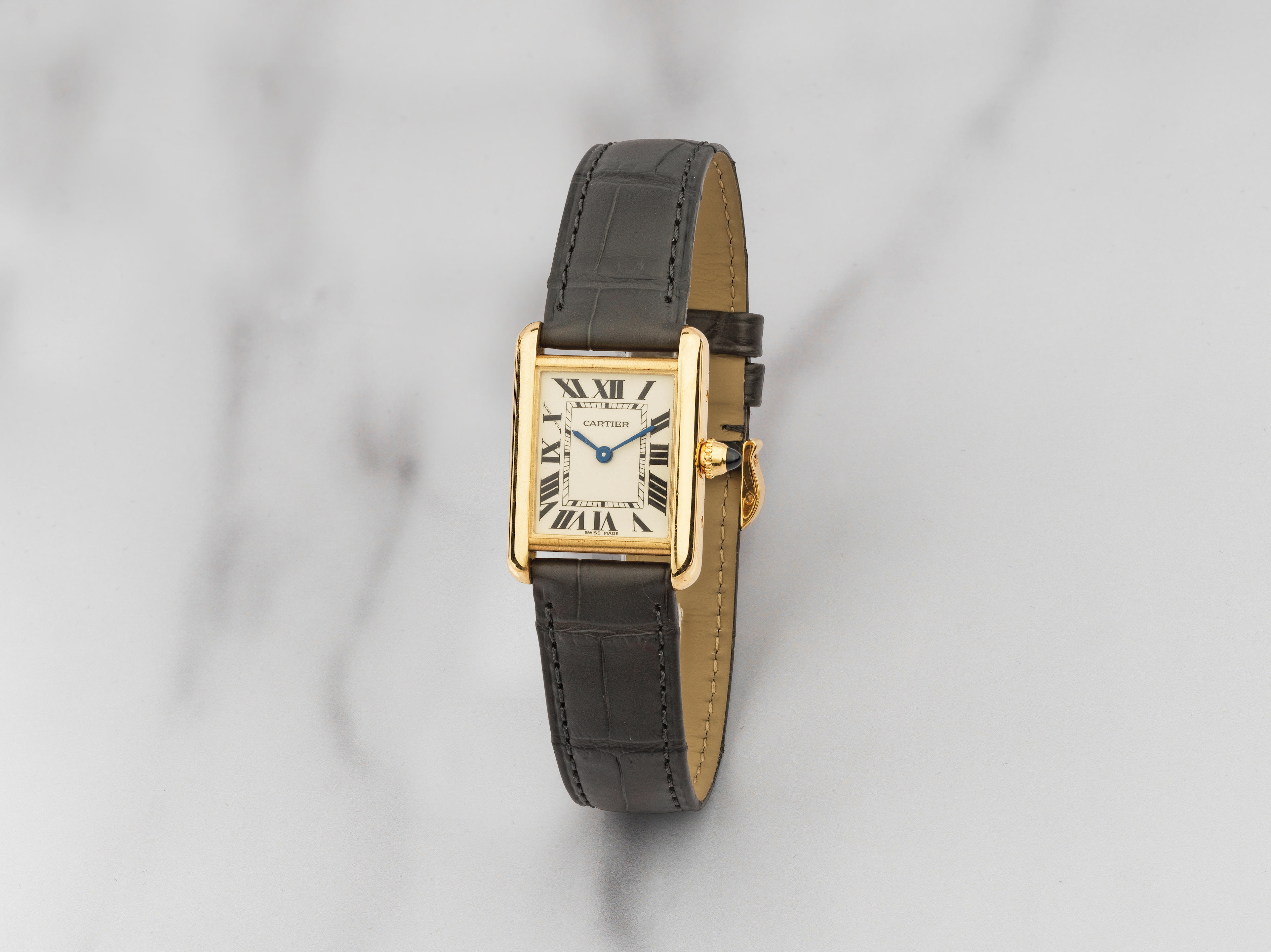 Appraisal: CARTIER MONTRE BRACELET EN OR JAUNE K MOUVEMENT QUARTZ Cartier