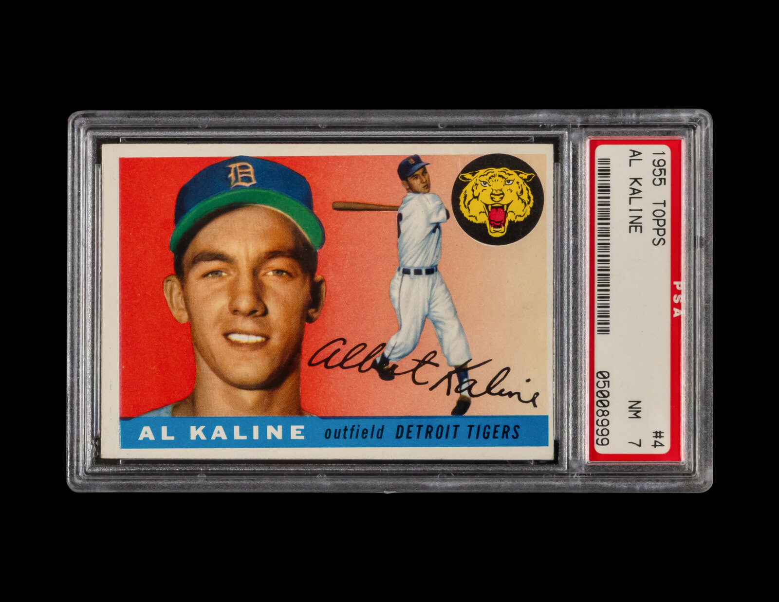 Appraisal: A Topps Al Kaline Baseball Card No PSA NM