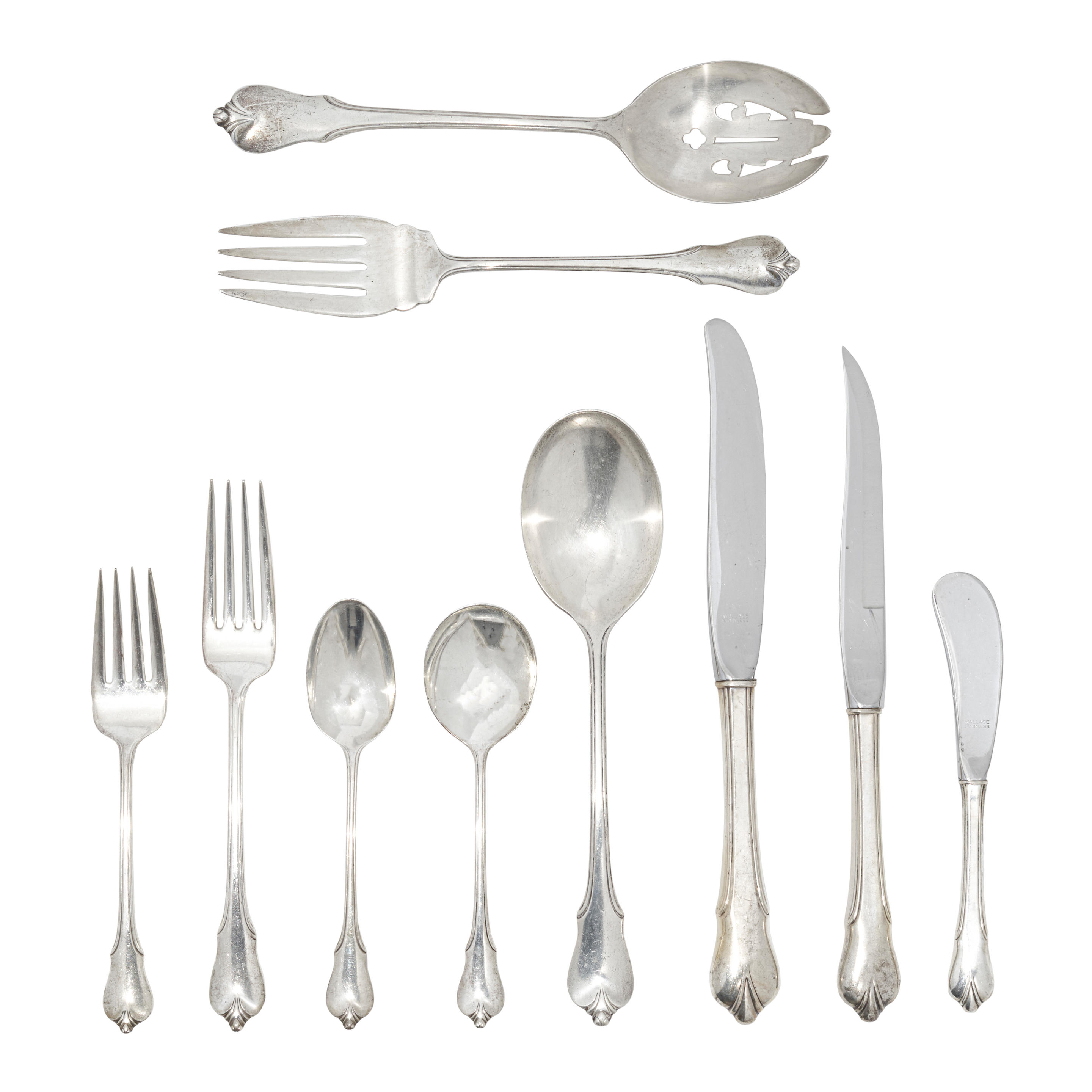 Appraisal: AN AMERICAN STERLING SILVER FLATWARE SERVICE by Wallace Silversmiths Wallingford