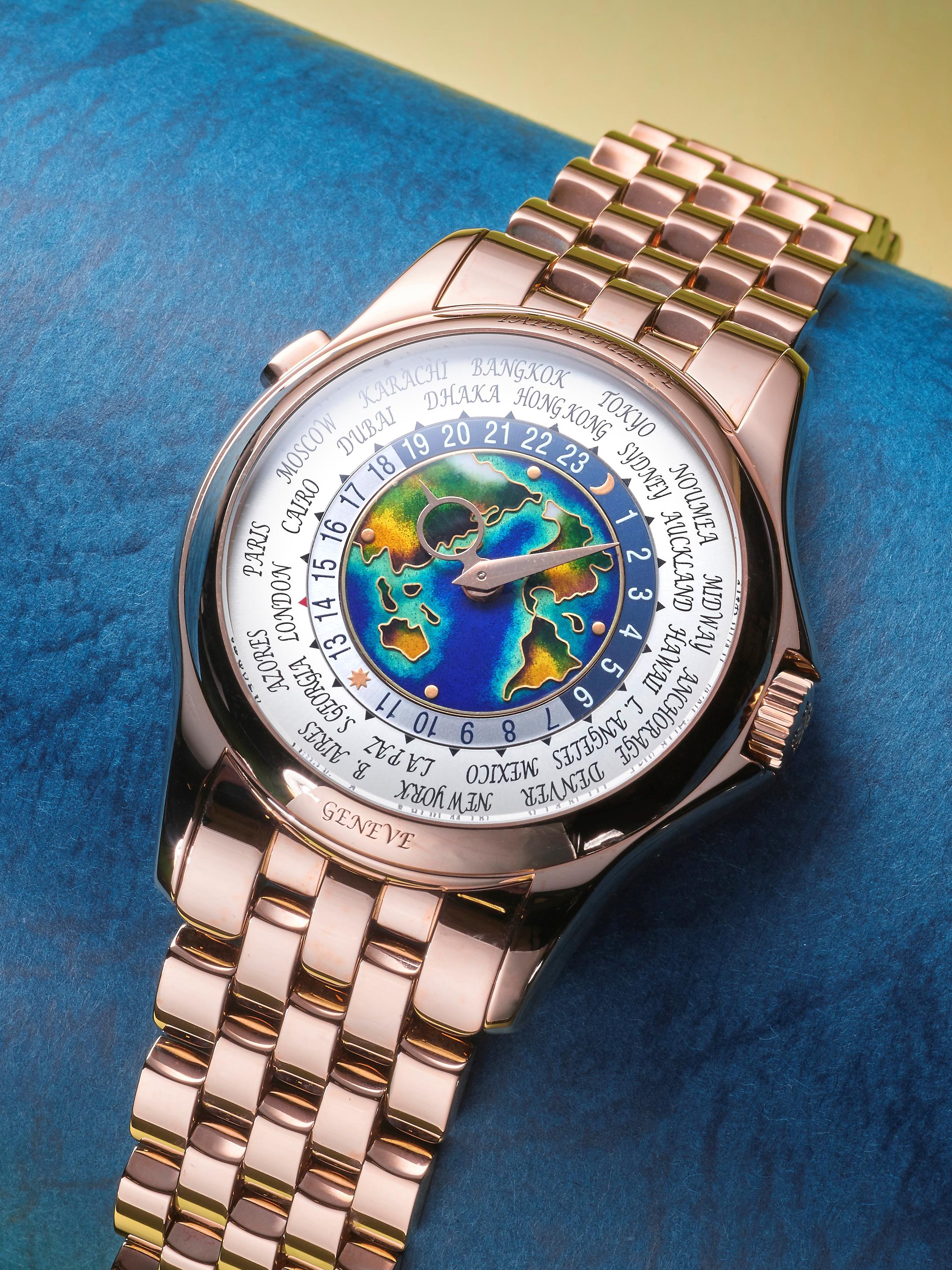 Appraisal: PATEK PHILIPPE WORLD TIME REF R- A POSSIBLY UNIQUE NEW