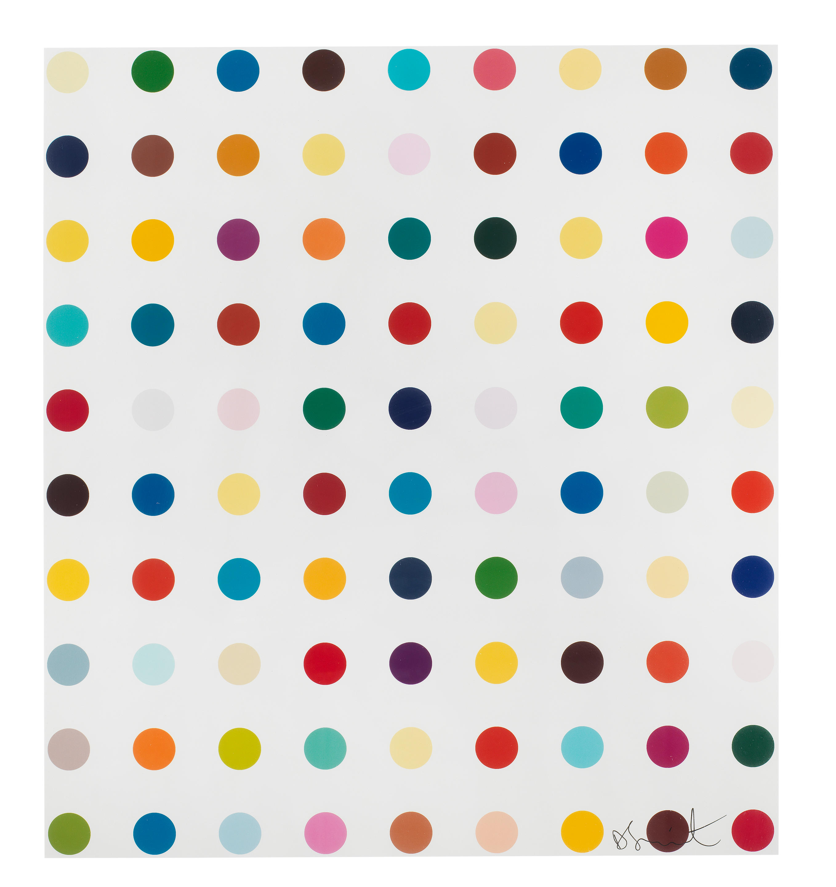 Appraisal: DAMIEN HIRST BORN Opium Lambda print in colours on Fujicolour