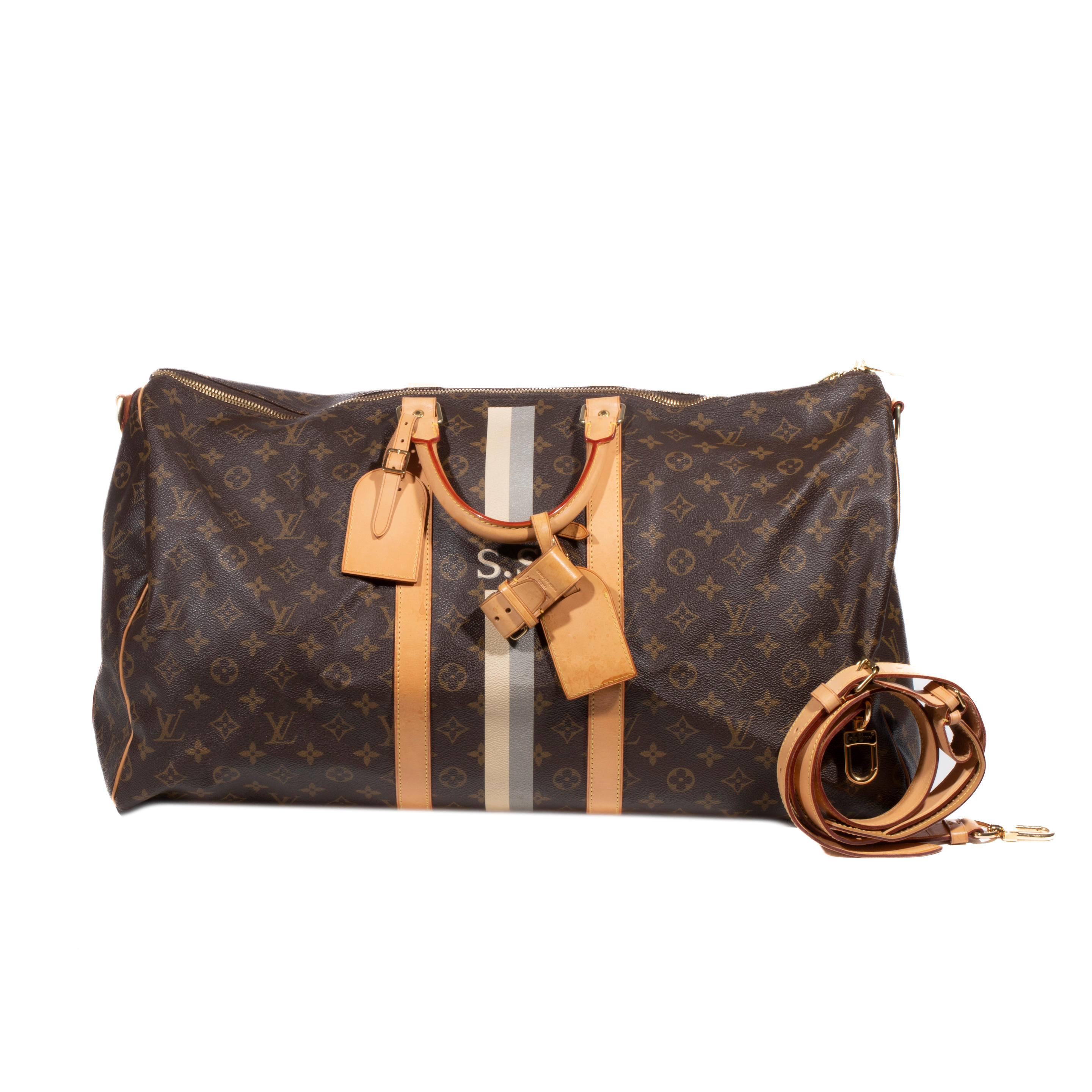 Appraisal: LOUIS VUITTON ANN E SAC KEEPALL C EN TOILE MONOGRAM