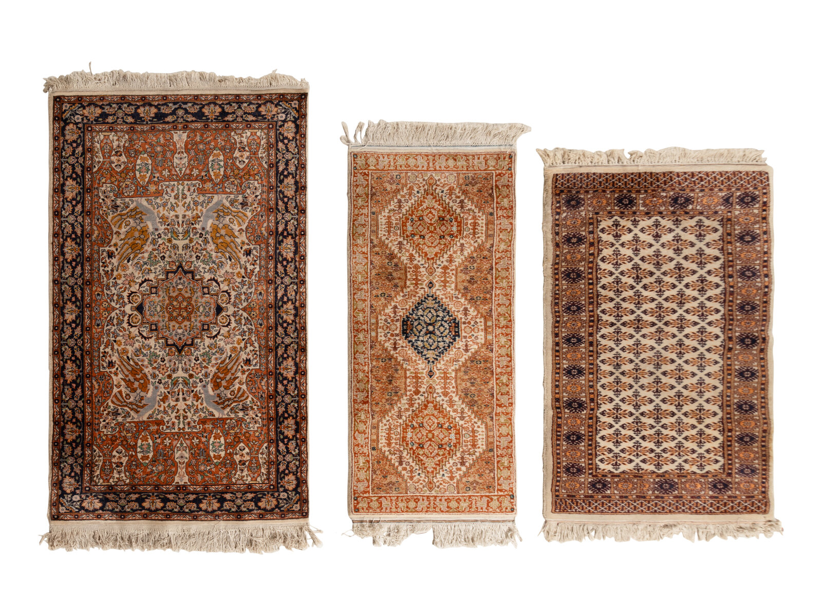 Appraisal: A Group of Three Rugs th Century Largest feet inches