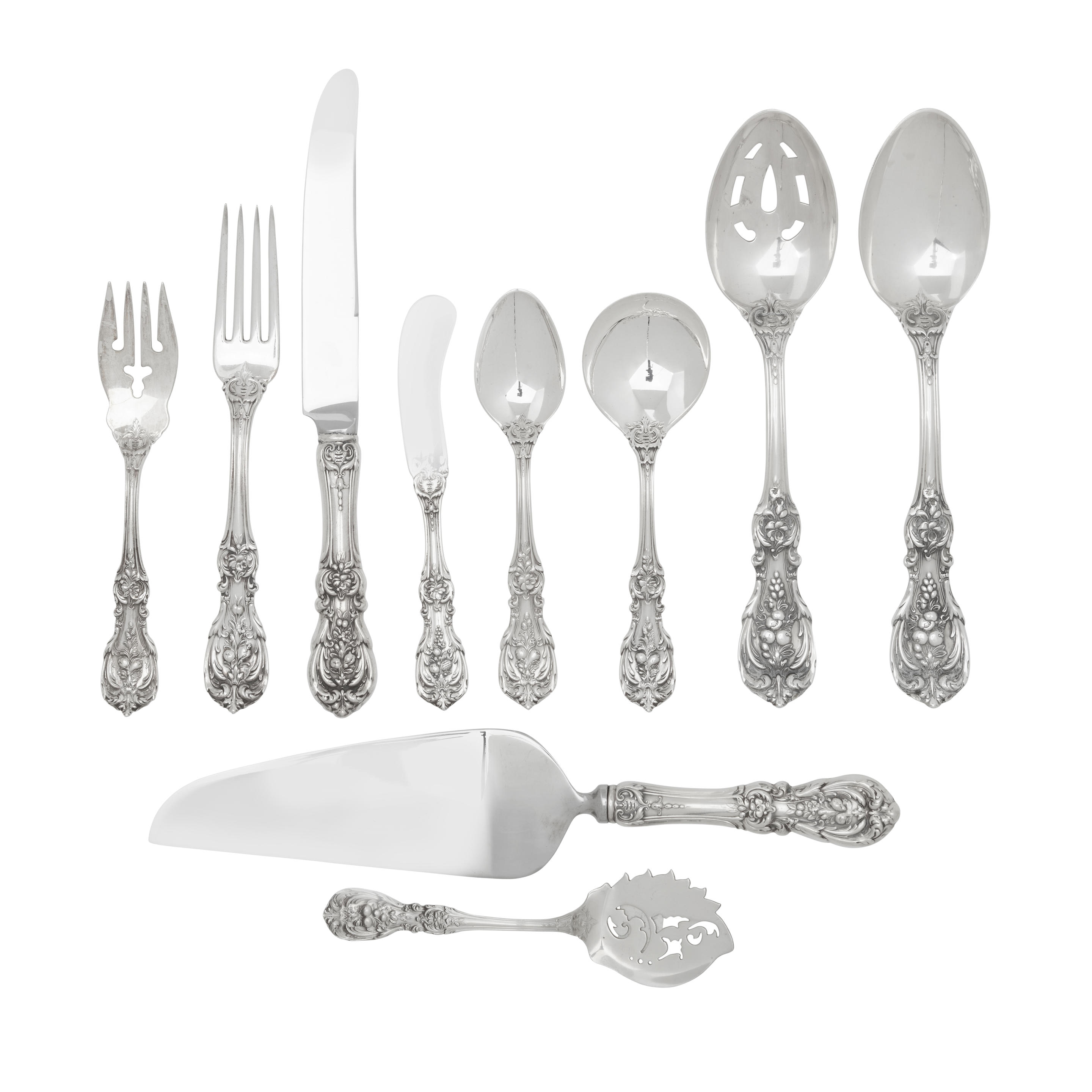 Appraisal: AN AMERICAN STERLING SILVER FLATWARE SERVICE FOR TWELVE by Reed