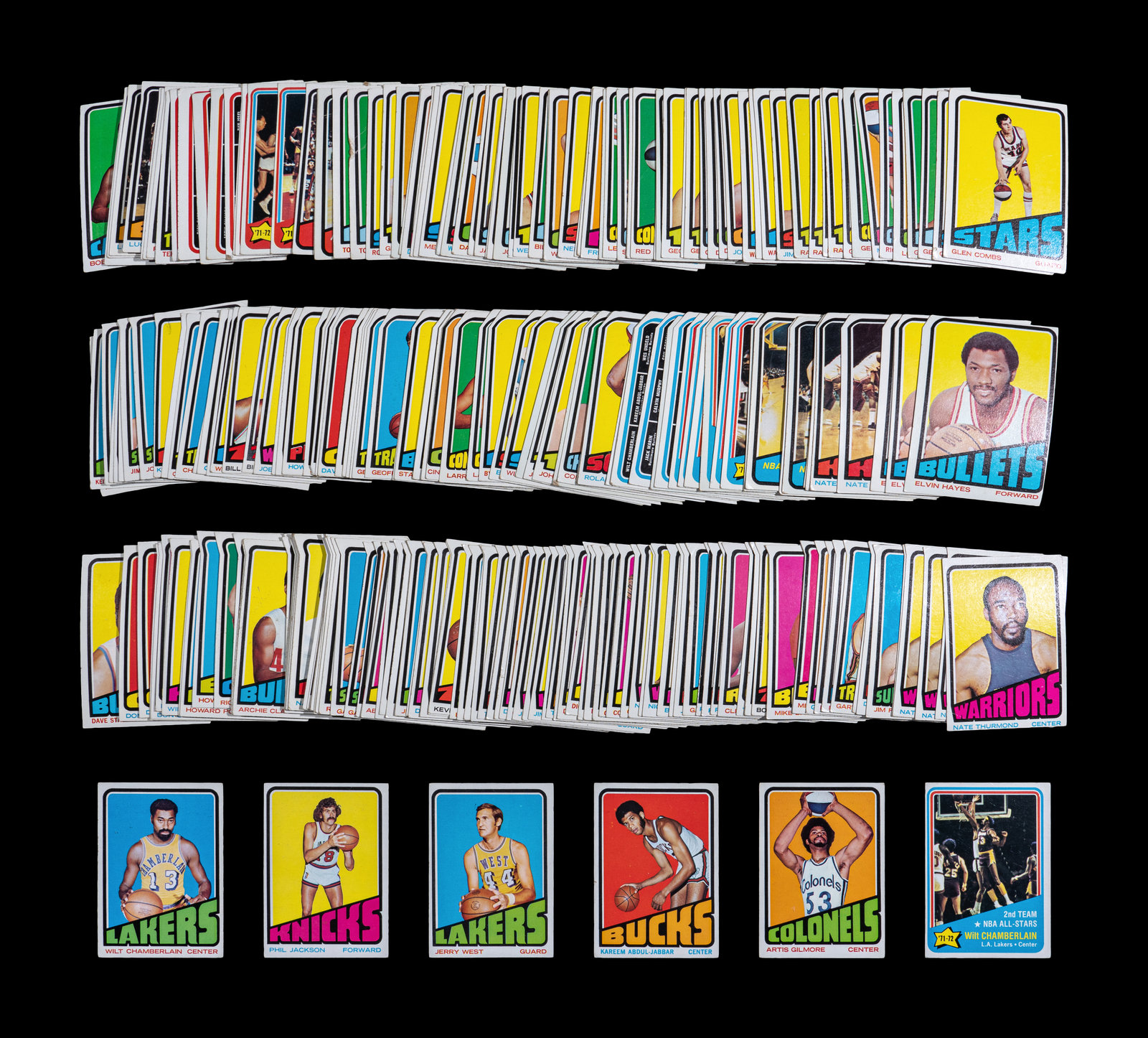 Appraisal: A Partial Set of - Topps Basketball Cards With Duplicates