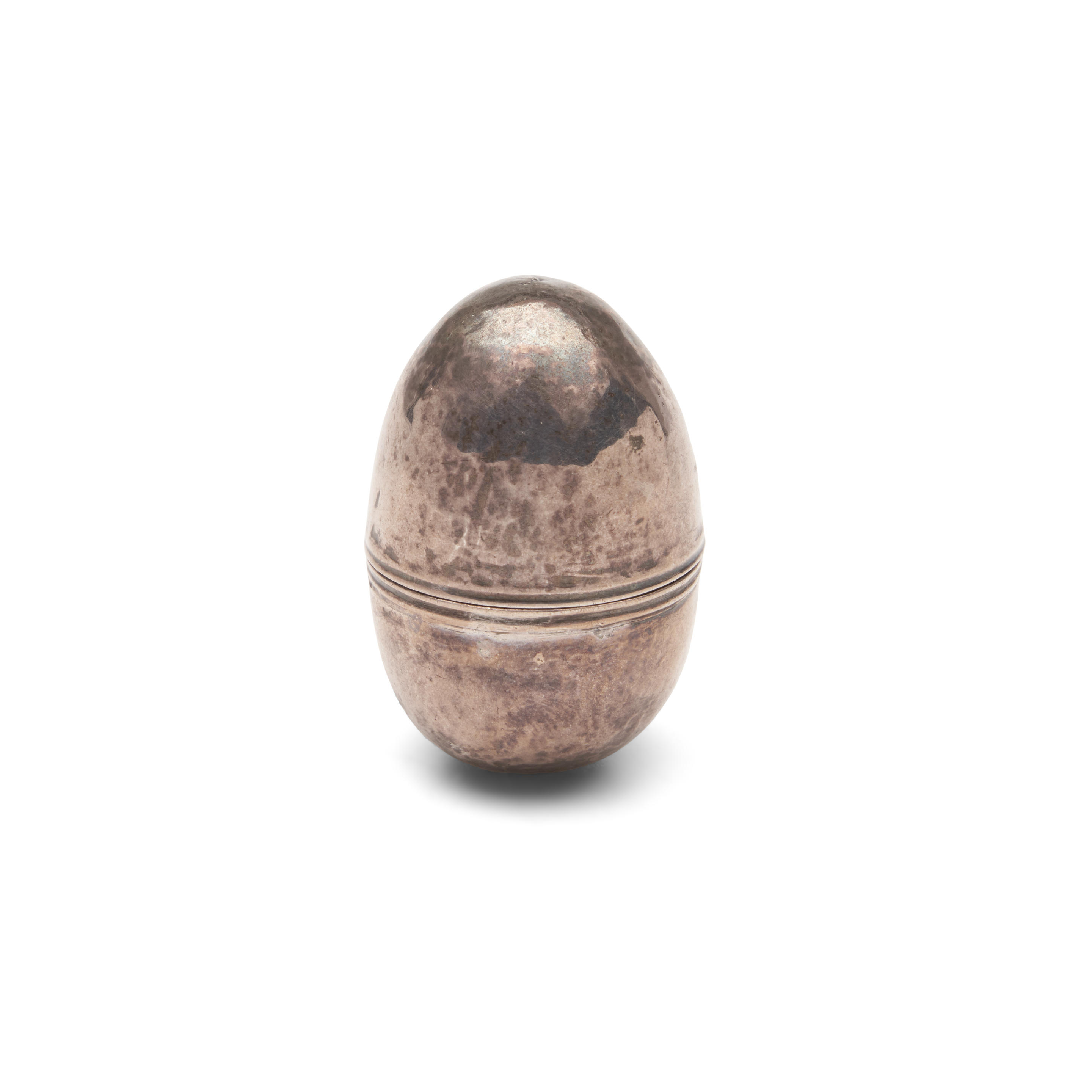 Appraisal: GEORGE III STERLING SILVER NUTMEG GRATER London maker's mark obscured