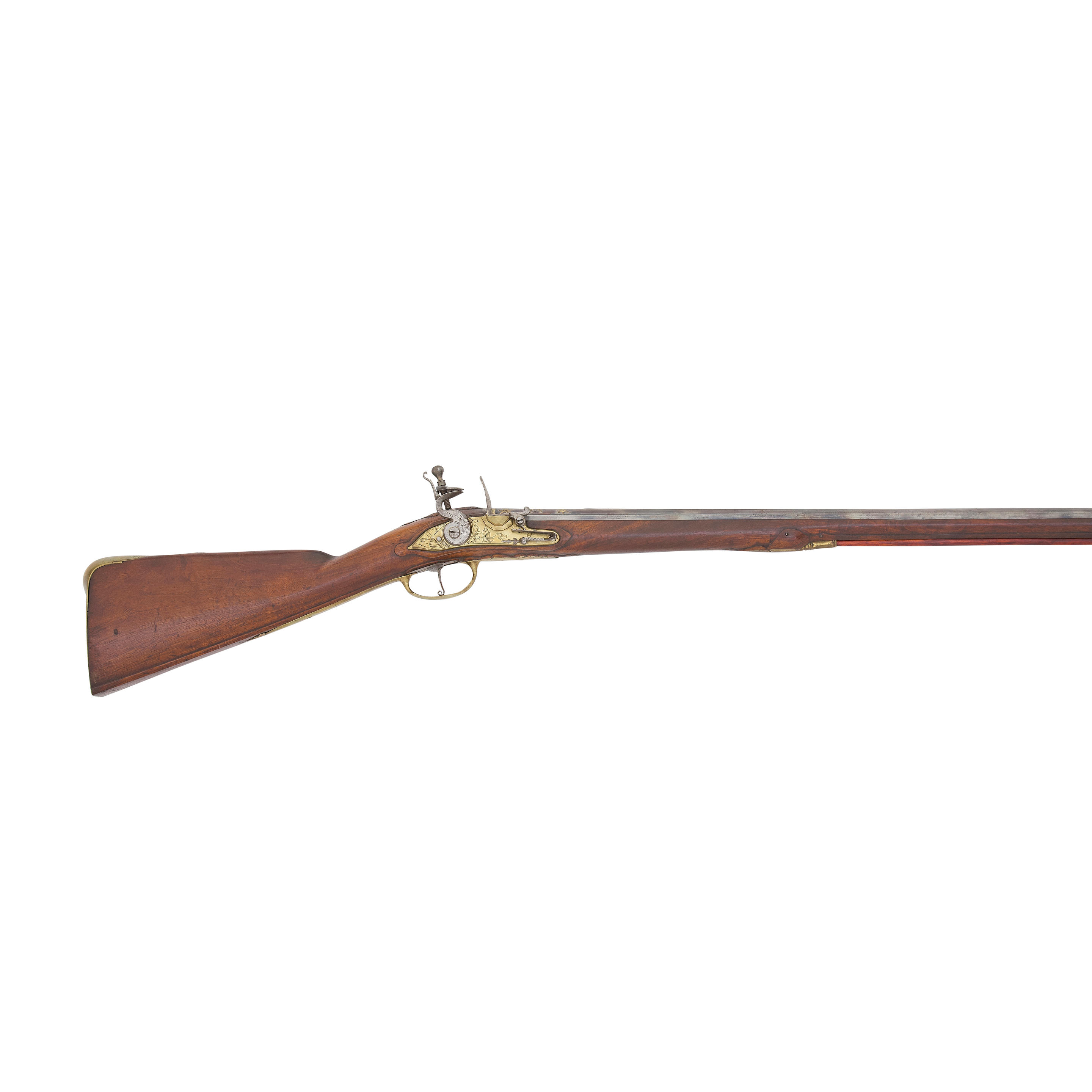 Appraisal: A GERMAN -BORE FLINTLOCK SPORTING GUN EARLY TH CENTURY PROBABLY