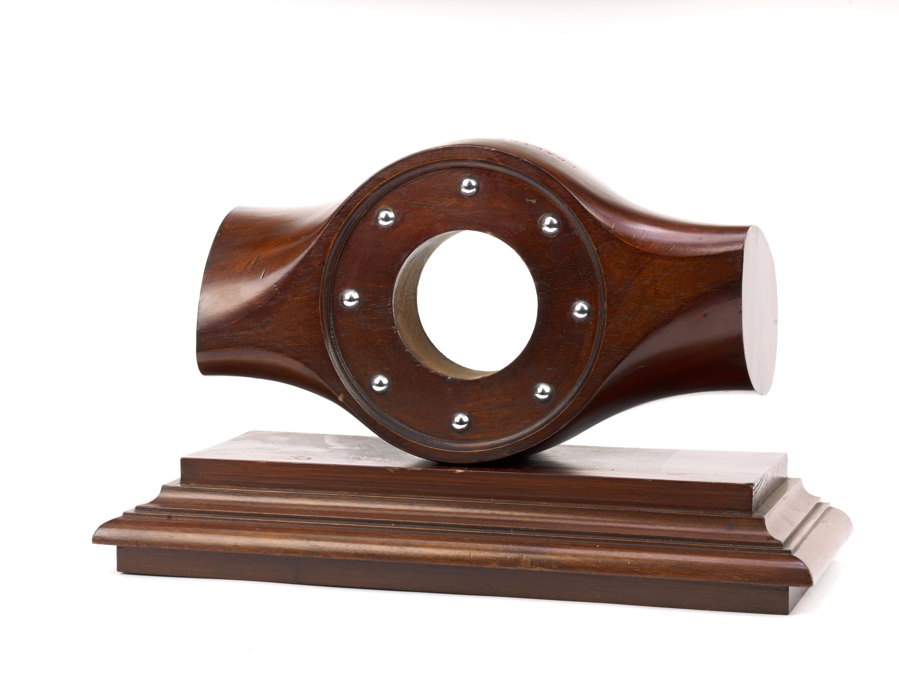 Appraisal: A TRUNCATED MAHOGANY TWO-BLADED 'DE HAVILLAND ' PROPELLER HUB CIRCA