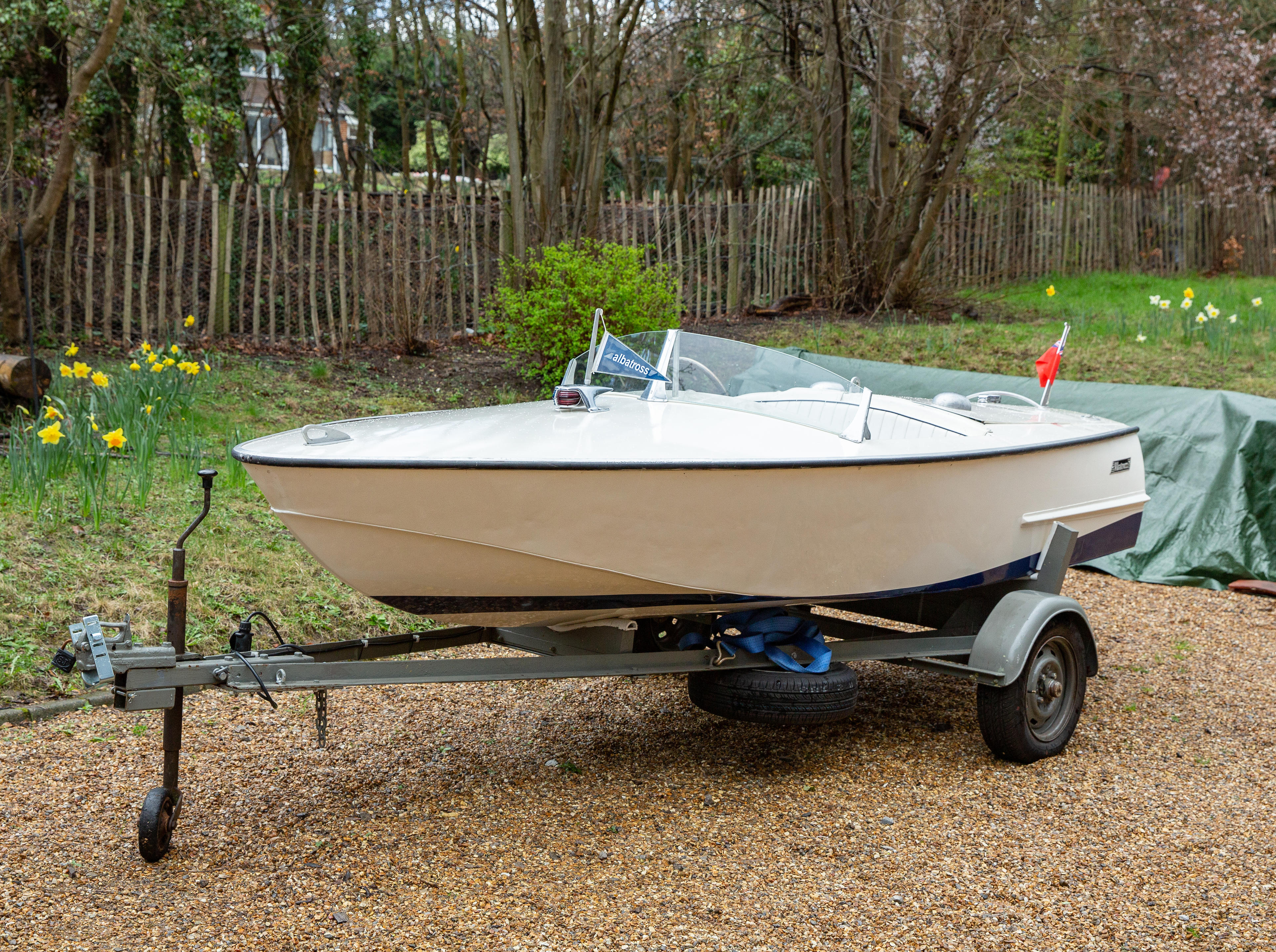 Appraisal: C ALBATROSS A-SERIES SPORTS RUNABOUT CHASSIS NO BOAT NO A