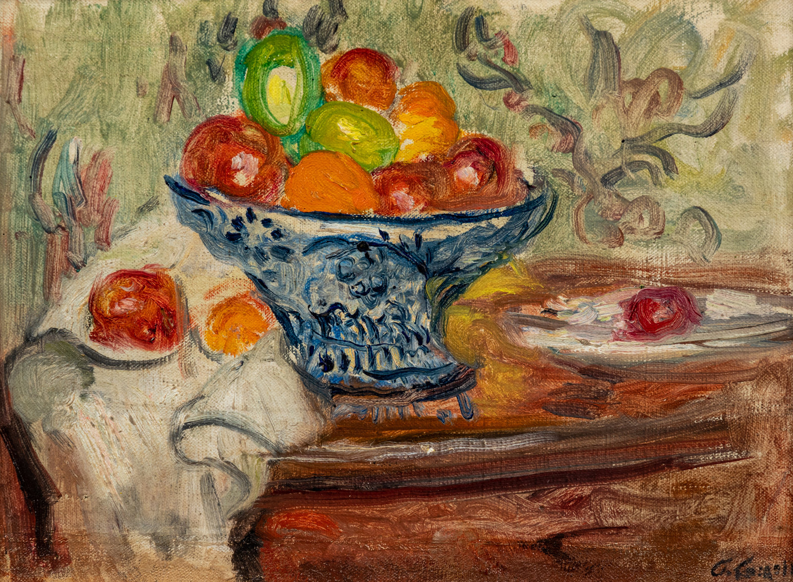 Appraisal: Charles Camoin French La coupe de grenade aux pommes et