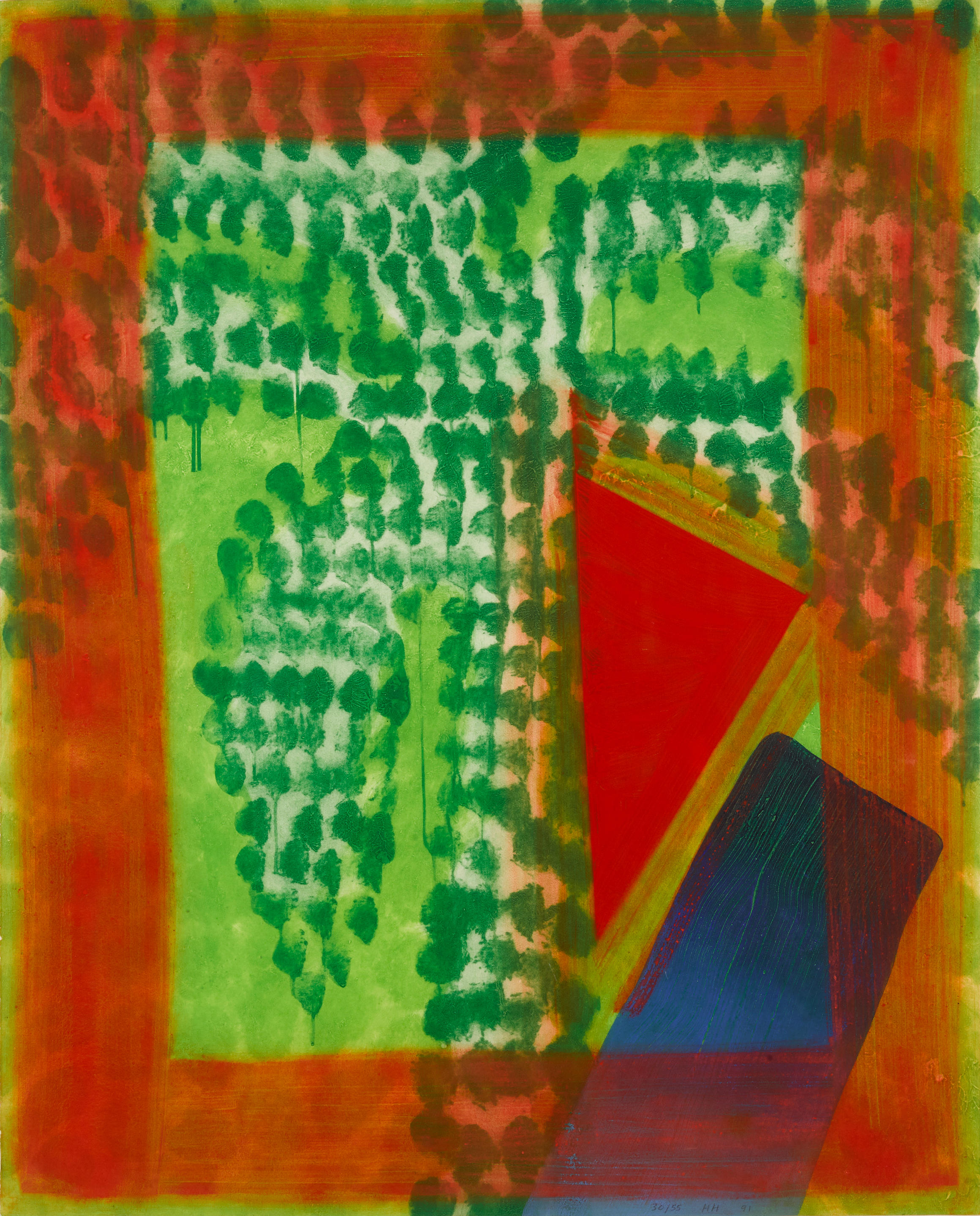 Appraisal: HOWARD HODGKIN - Street Palm Heenk - Intaglio in colors