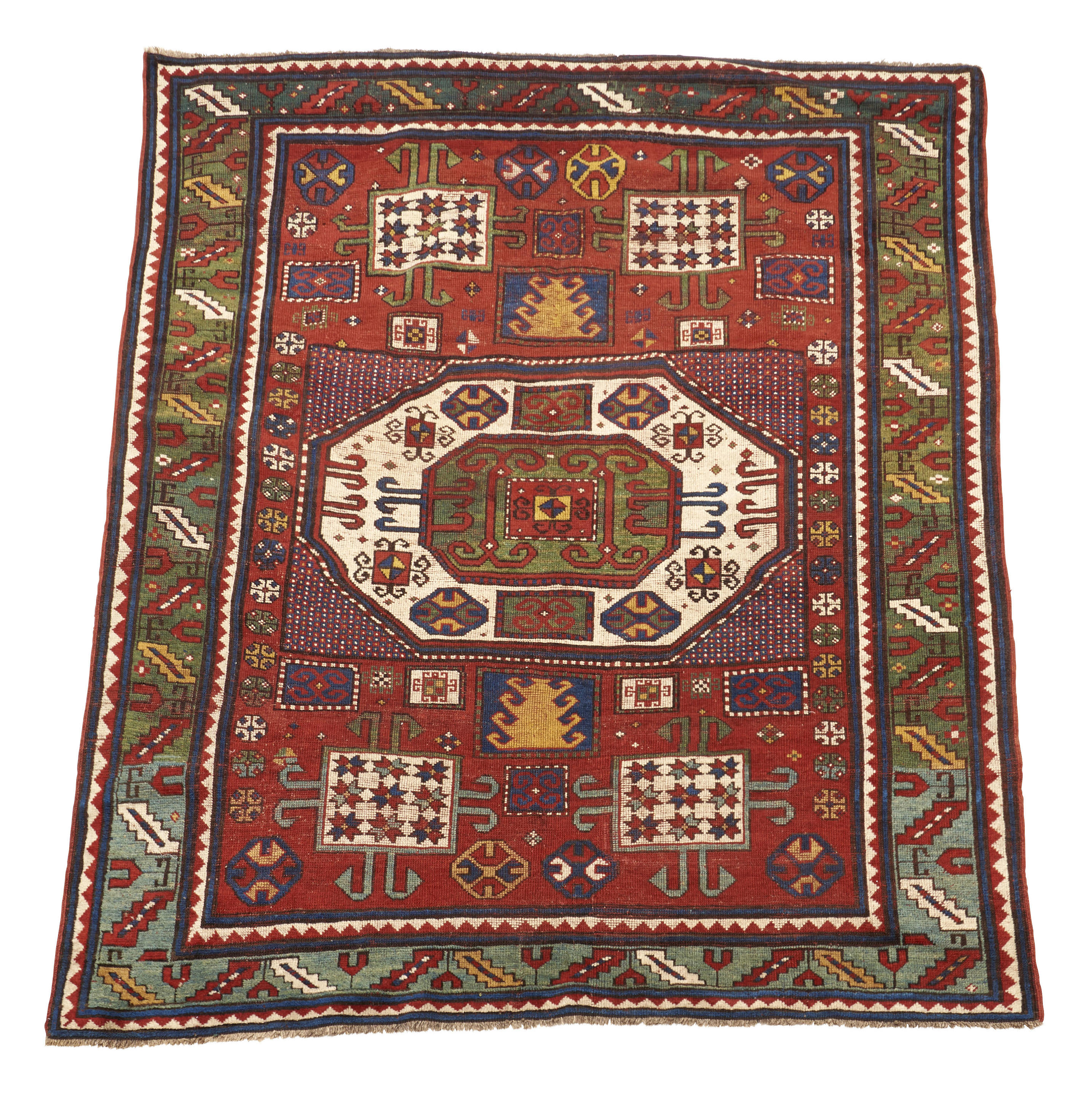 Appraisal: KARACHOPH KAZAK Caucasus c late th century All natural dyes