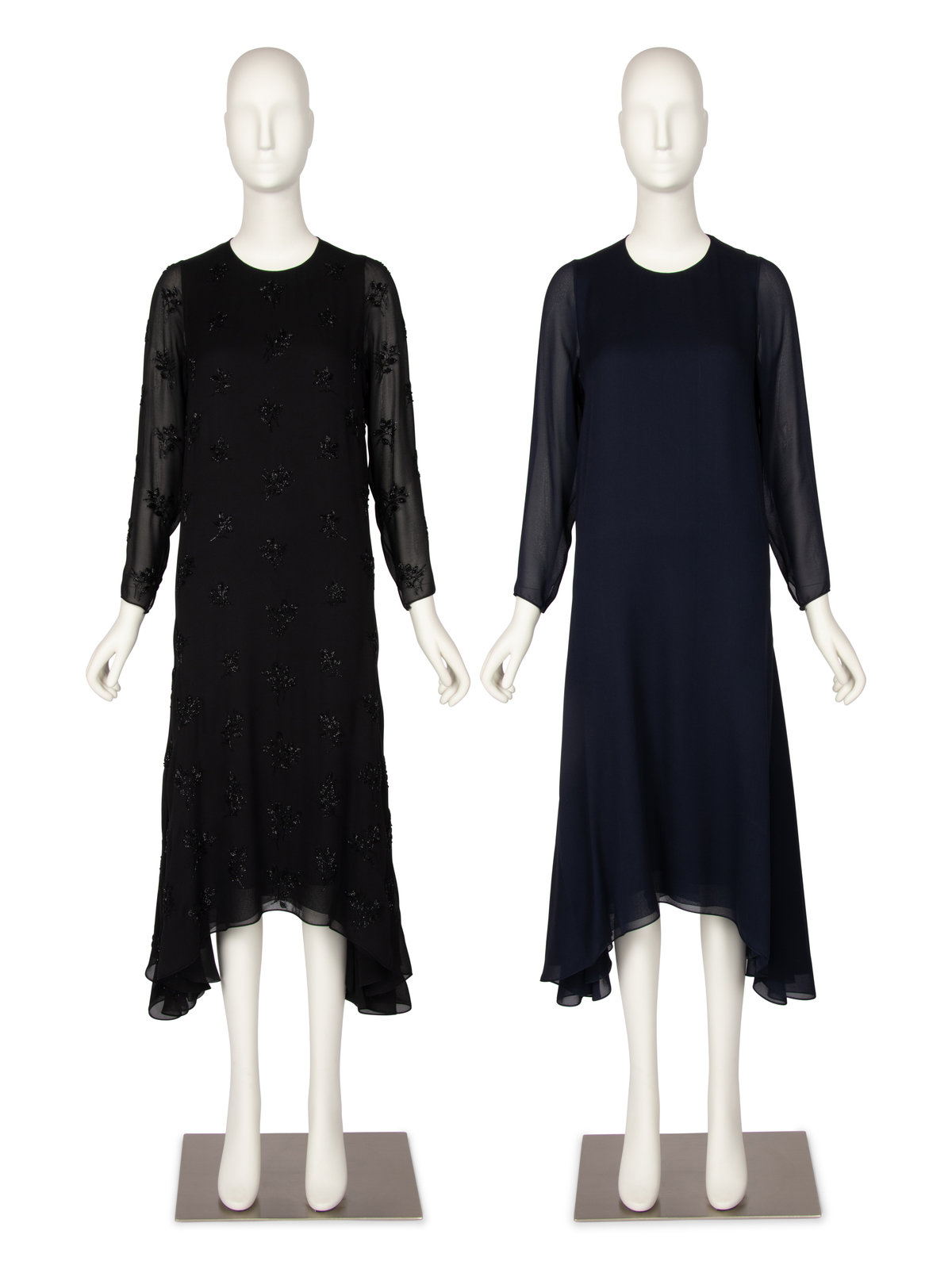 Appraisal: Two Christian Dior Haute Couture Dresses Fall The twenty-five lots