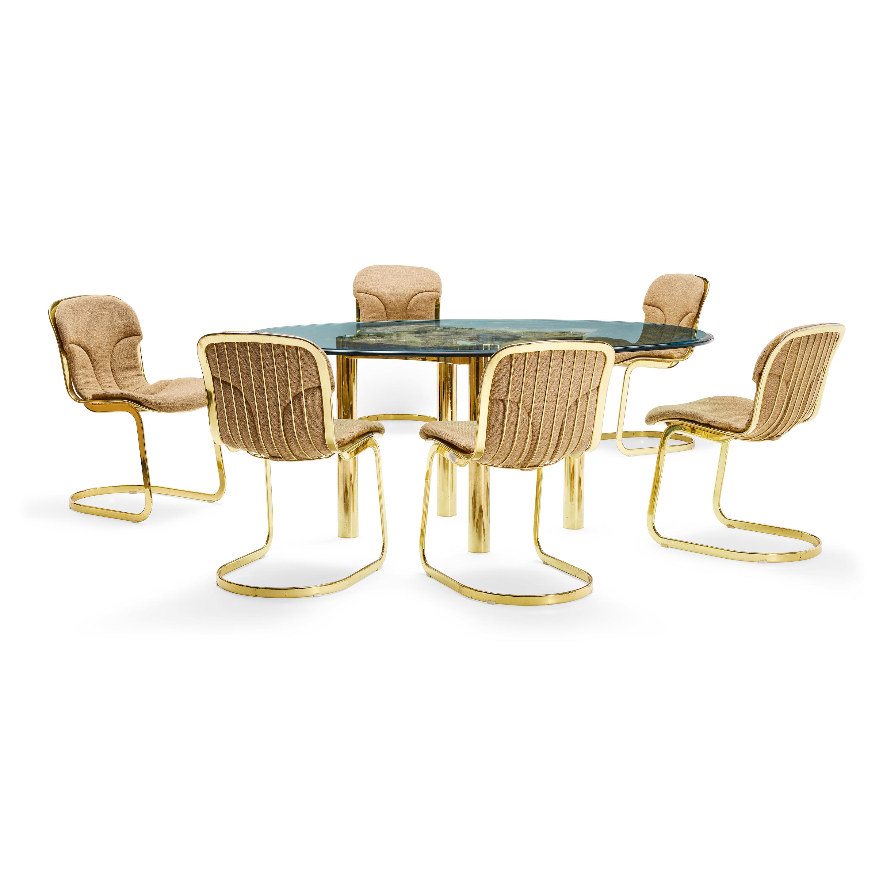 Appraisal: WILLY RIZZO - Dining Set s for Cidue comprising a