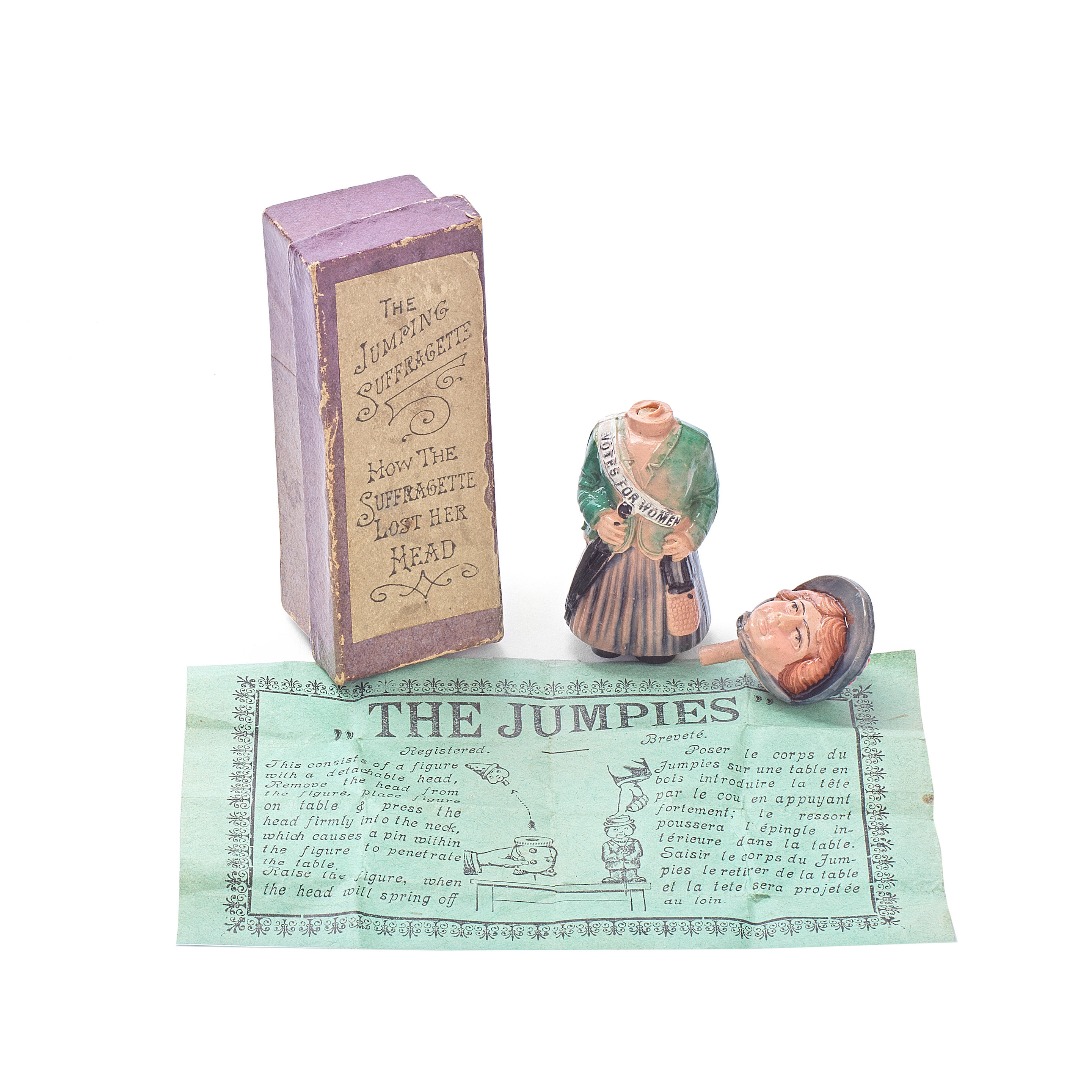 Appraisal: SUFFRAGETTE TOY - 'THE JUMPIES' SERIES The Jumping Suffragette How