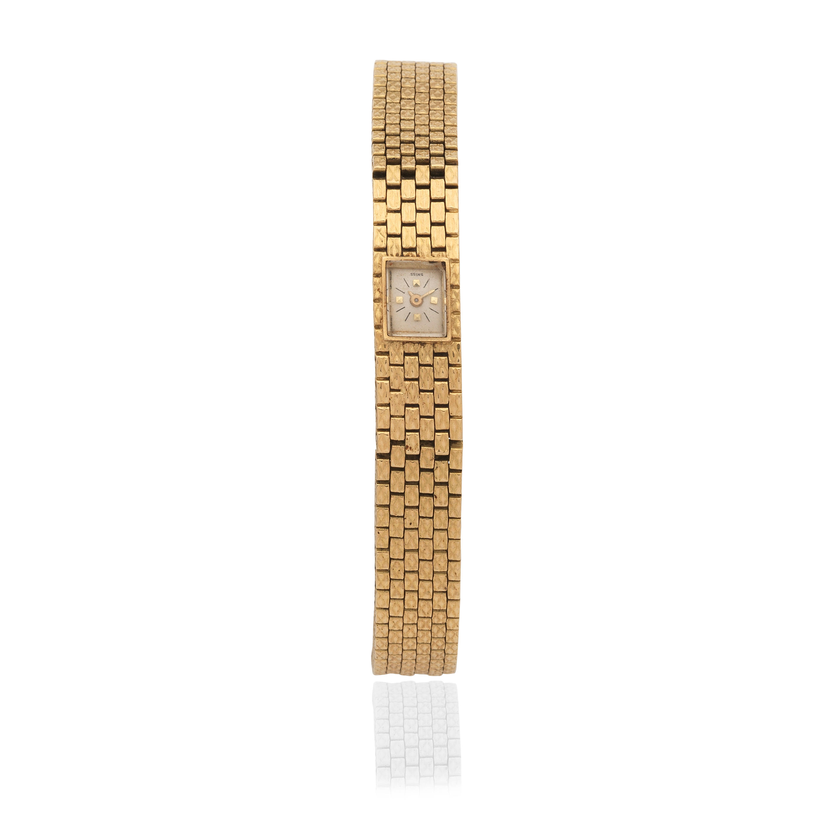 Appraisal: VACHERON CONSTANTIN A LADY'S K GOLD MANUAL WIND BRACELET WATCH