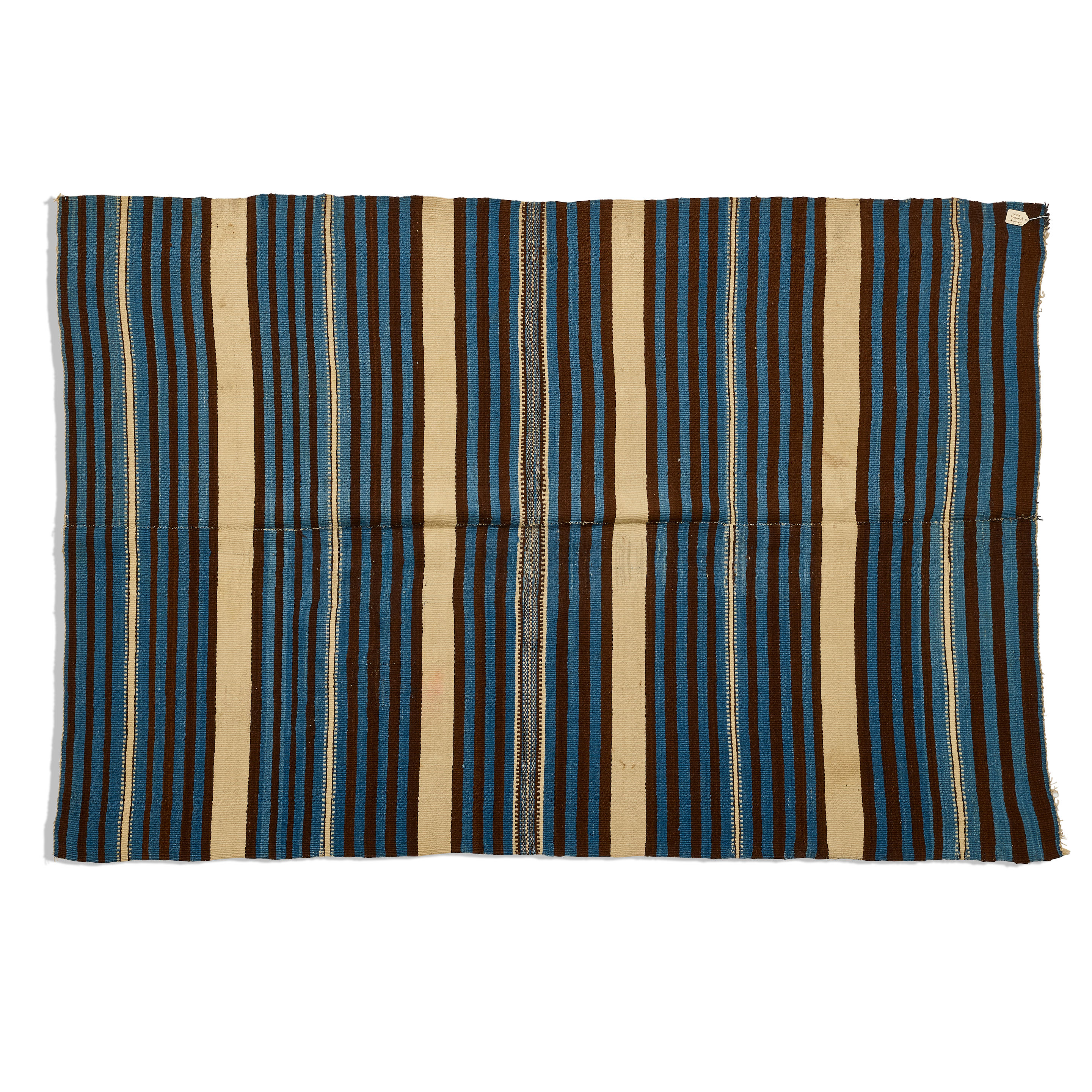 Appraisal: A RIO GRANDE WEAVING Woven in two sections and joined