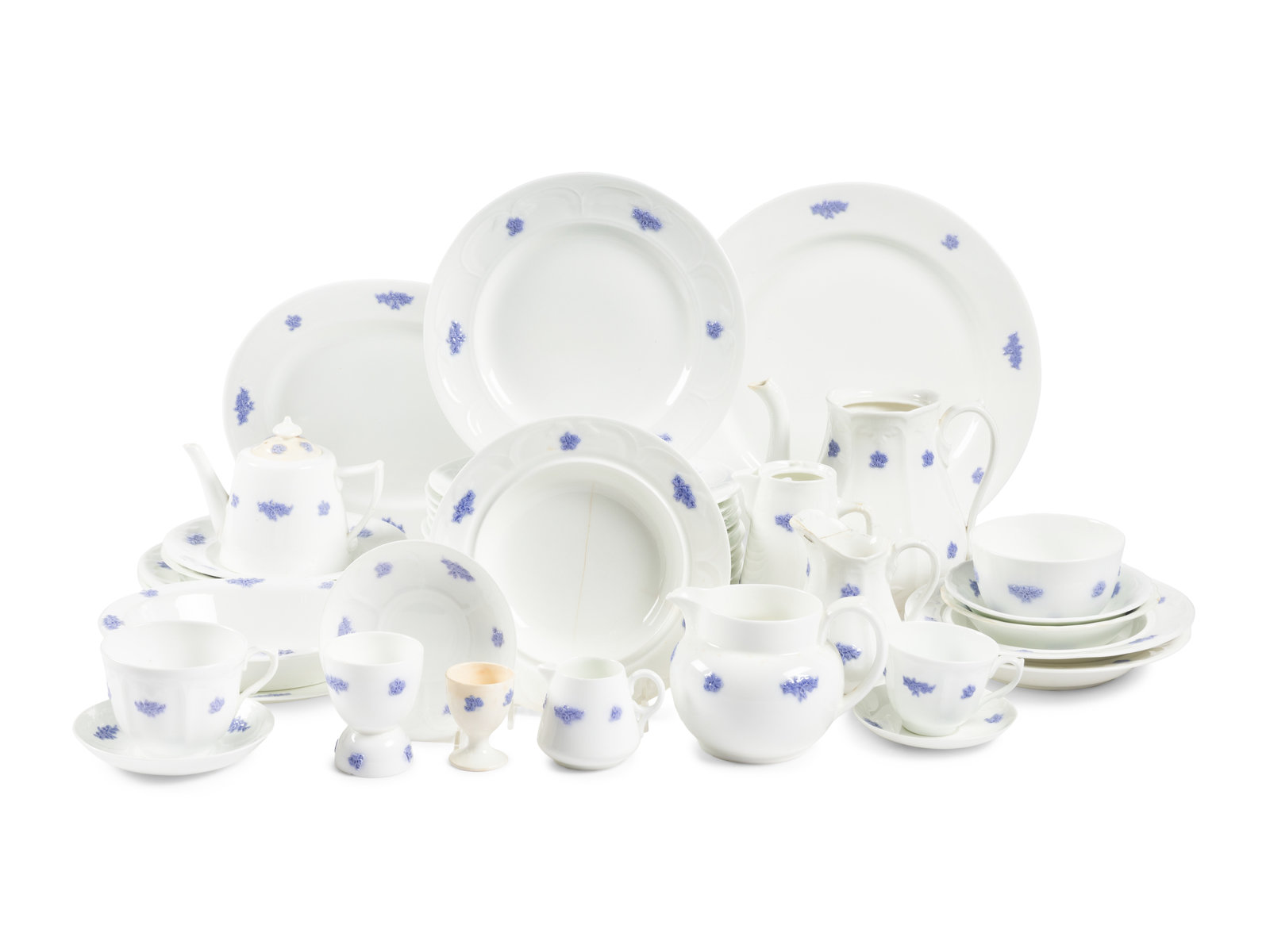 Appraisal: An Adderley Chelsea Porcelain Dinner Service comprising dinner plates luncheon