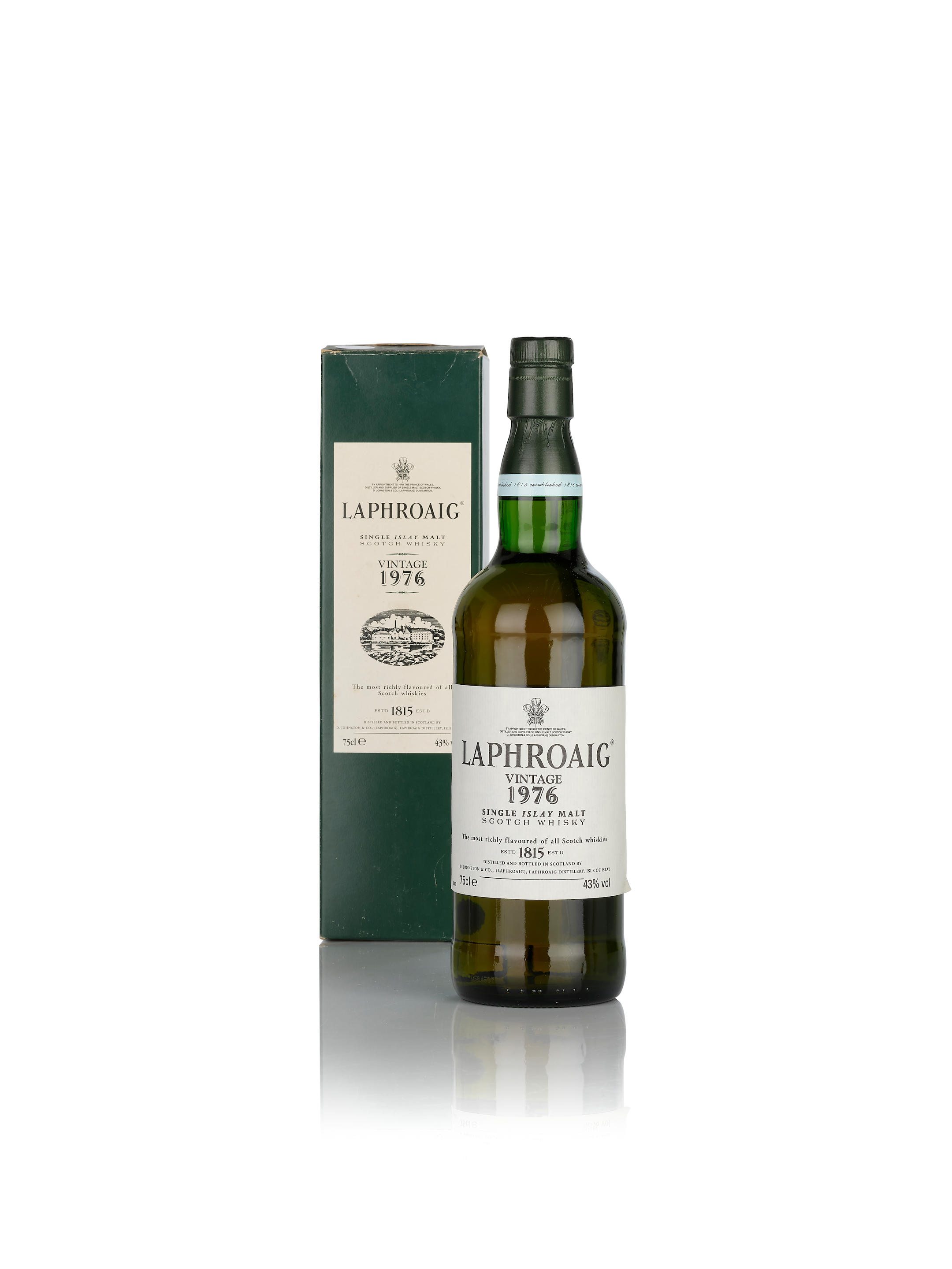 Appraisal: LAPHROAIG- Laphroaig- Distilled by D Johnston Co Laphroaig Distillery Bottle