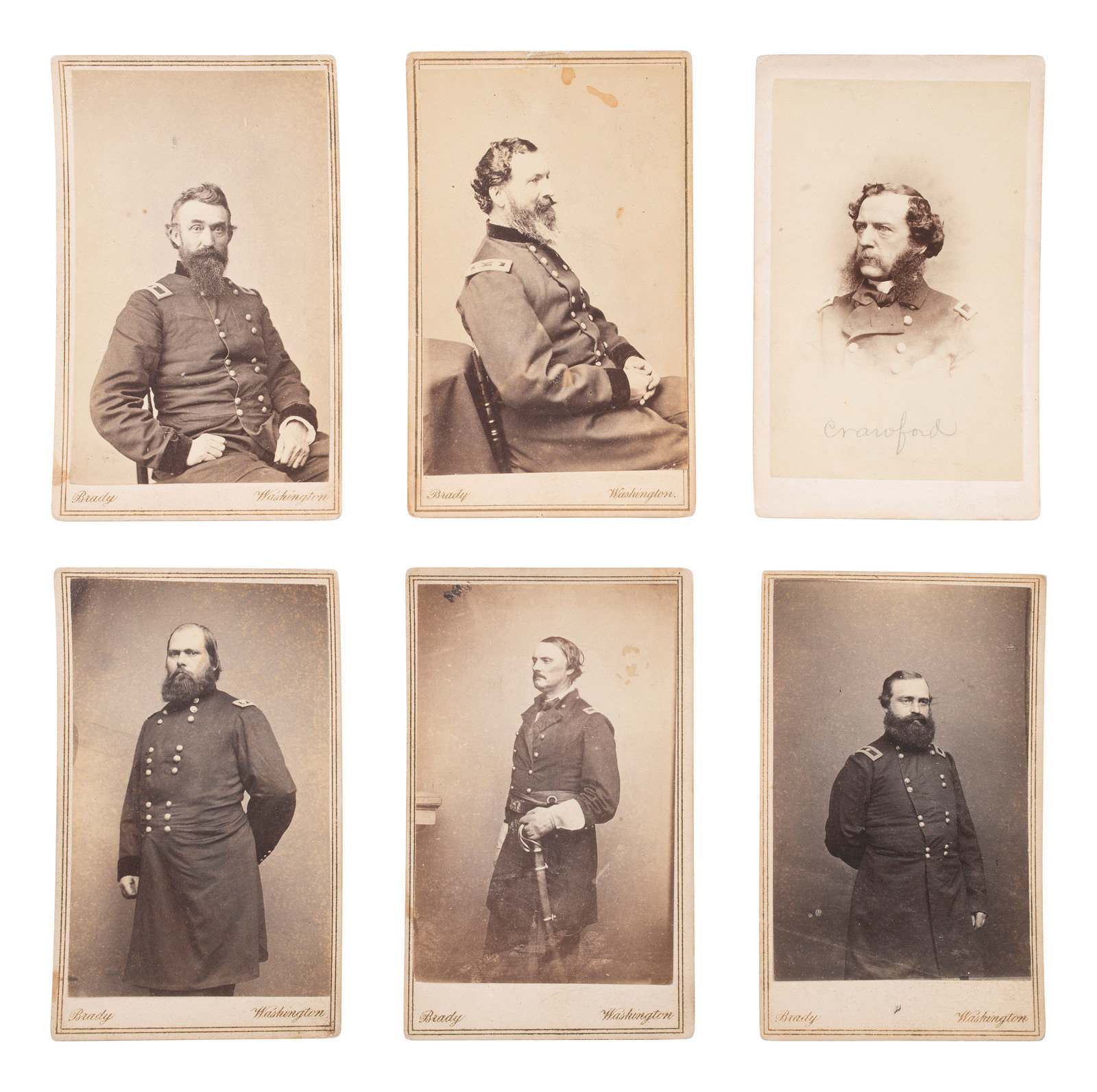 Appraisal: CIVIL WAR - ANTIETAM BRADY Mathew - photographer A group