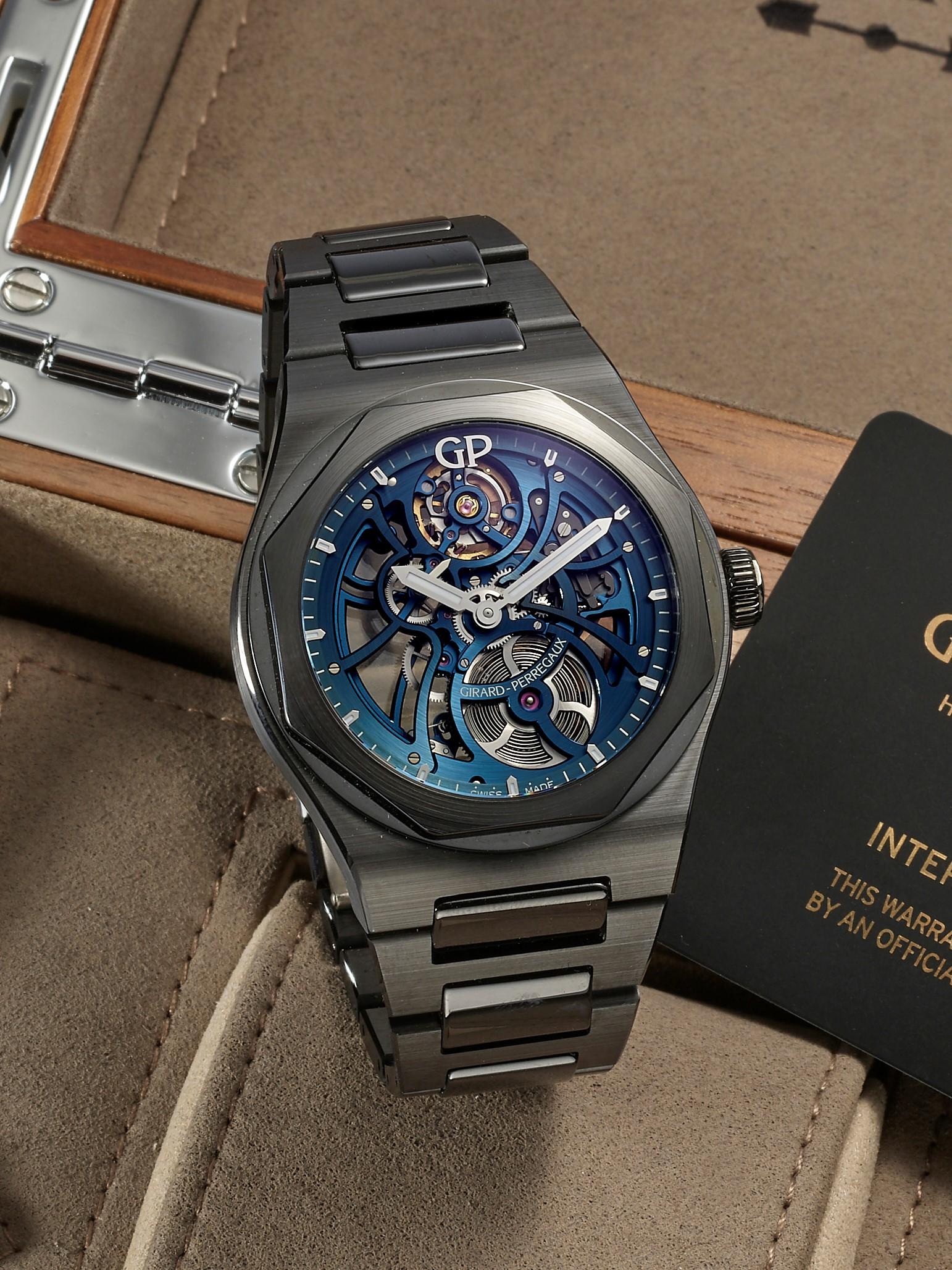 Appraisal: GIRARD-PERREGAUX LAUREATO SKELETON - EARTH TO SKY EDITION REF -