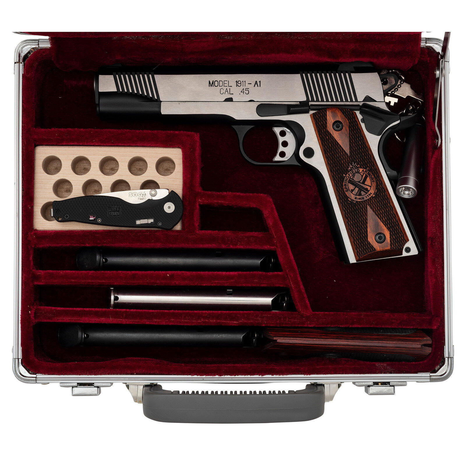 Appraisal: Springfield Armory Model -A in Hard Case with Accessories ACP