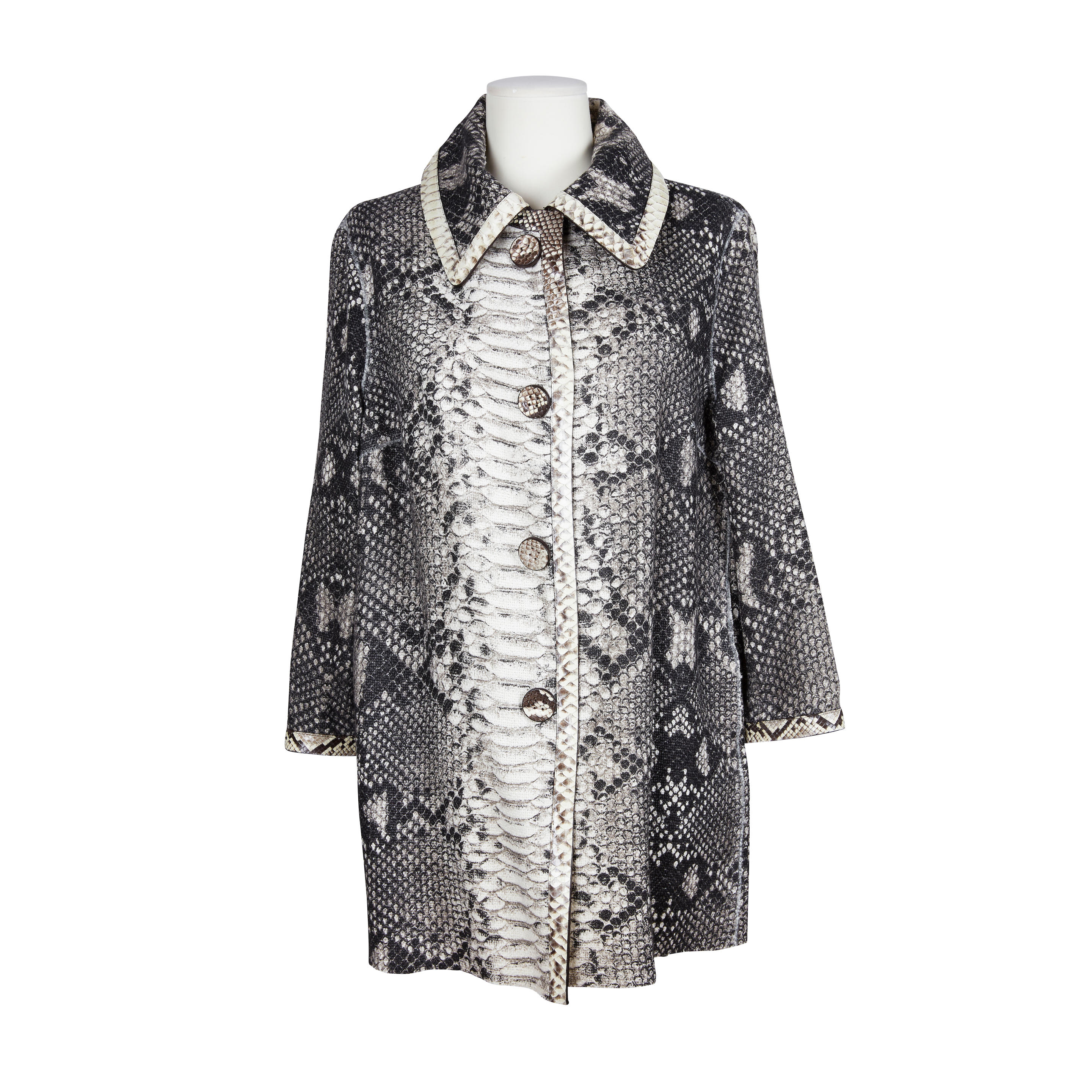 Appraisal: ERMANNO SCERVINO COLLECTION PR T PORTER MANTEAU En tweed de