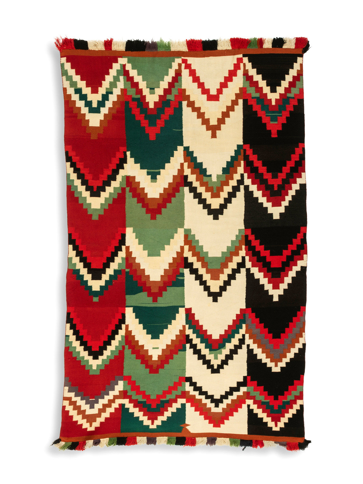 Appraisal: Navajo Germantown Weaving Rug late th century woven using an