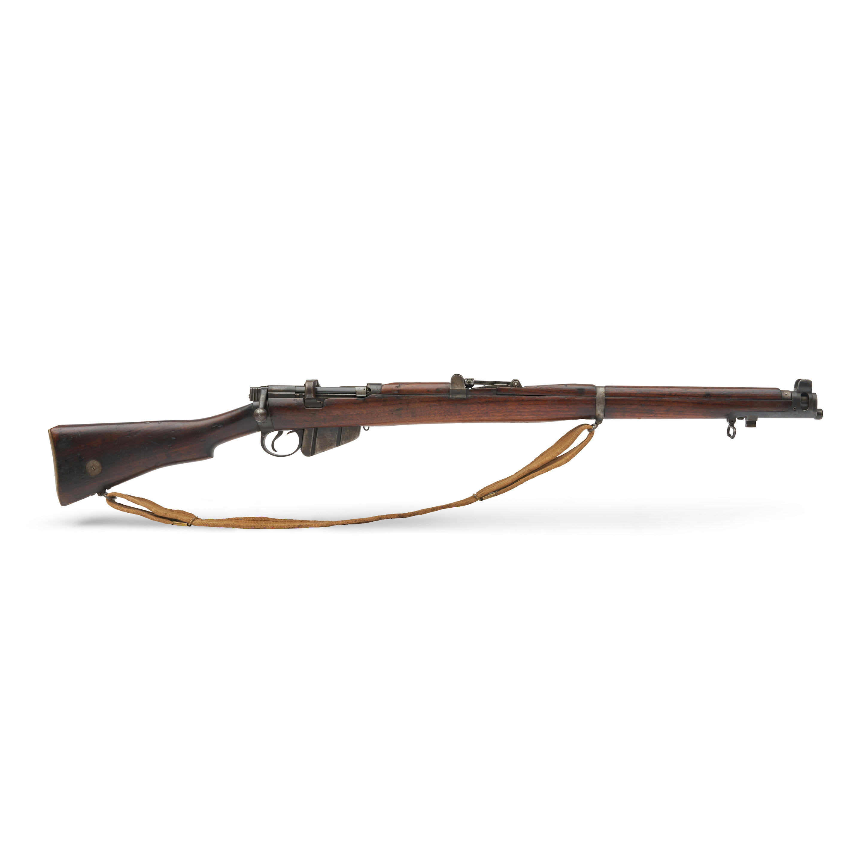 Appraisal: ENFIELD SMLE NO MKIII BOLT-ACTION RIFLE AND BAYONET Serial number