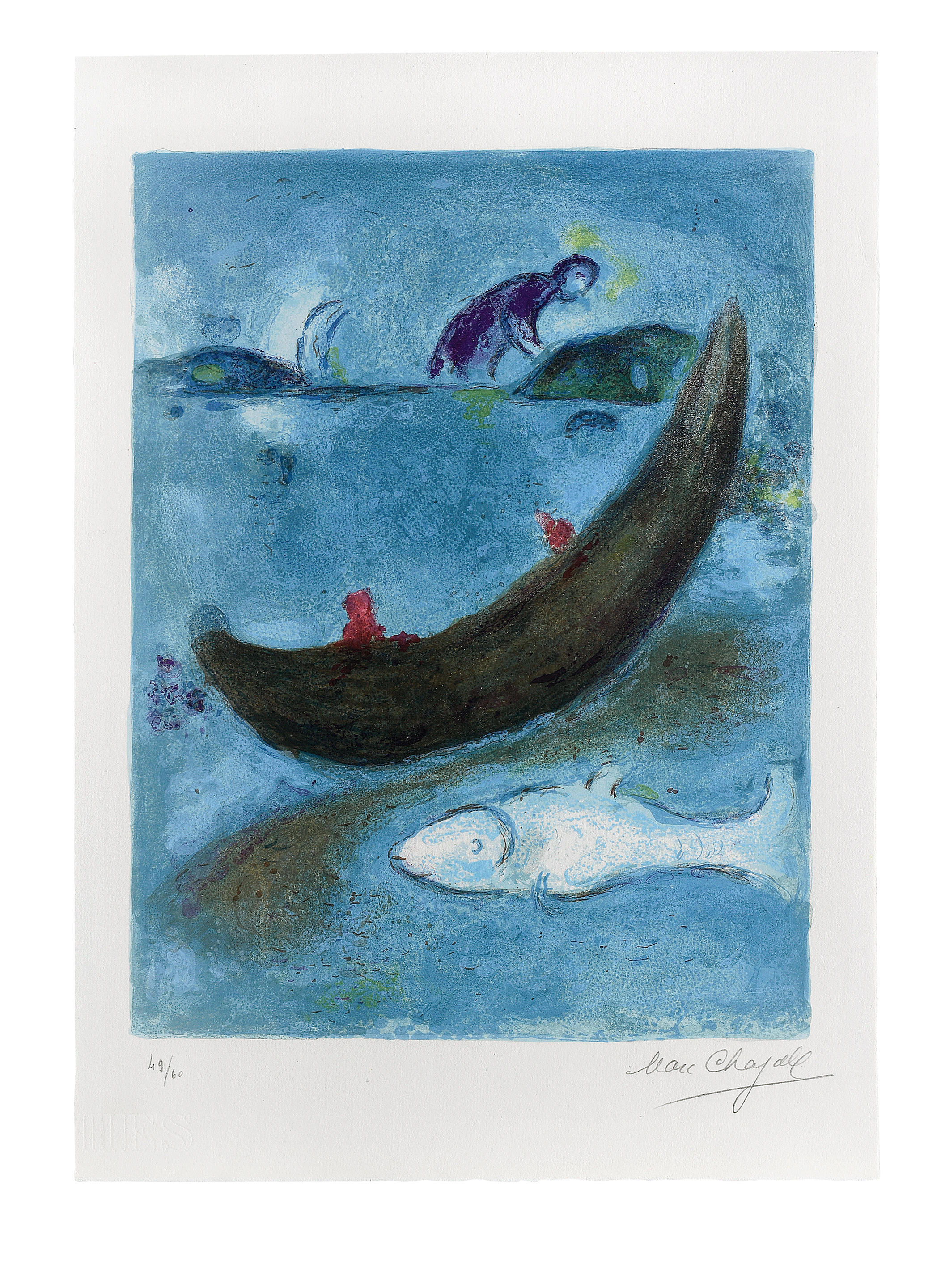 Appraisal: MARC CHAGALL RUSSIAN FRENCH - Le Dauphin Mort et les