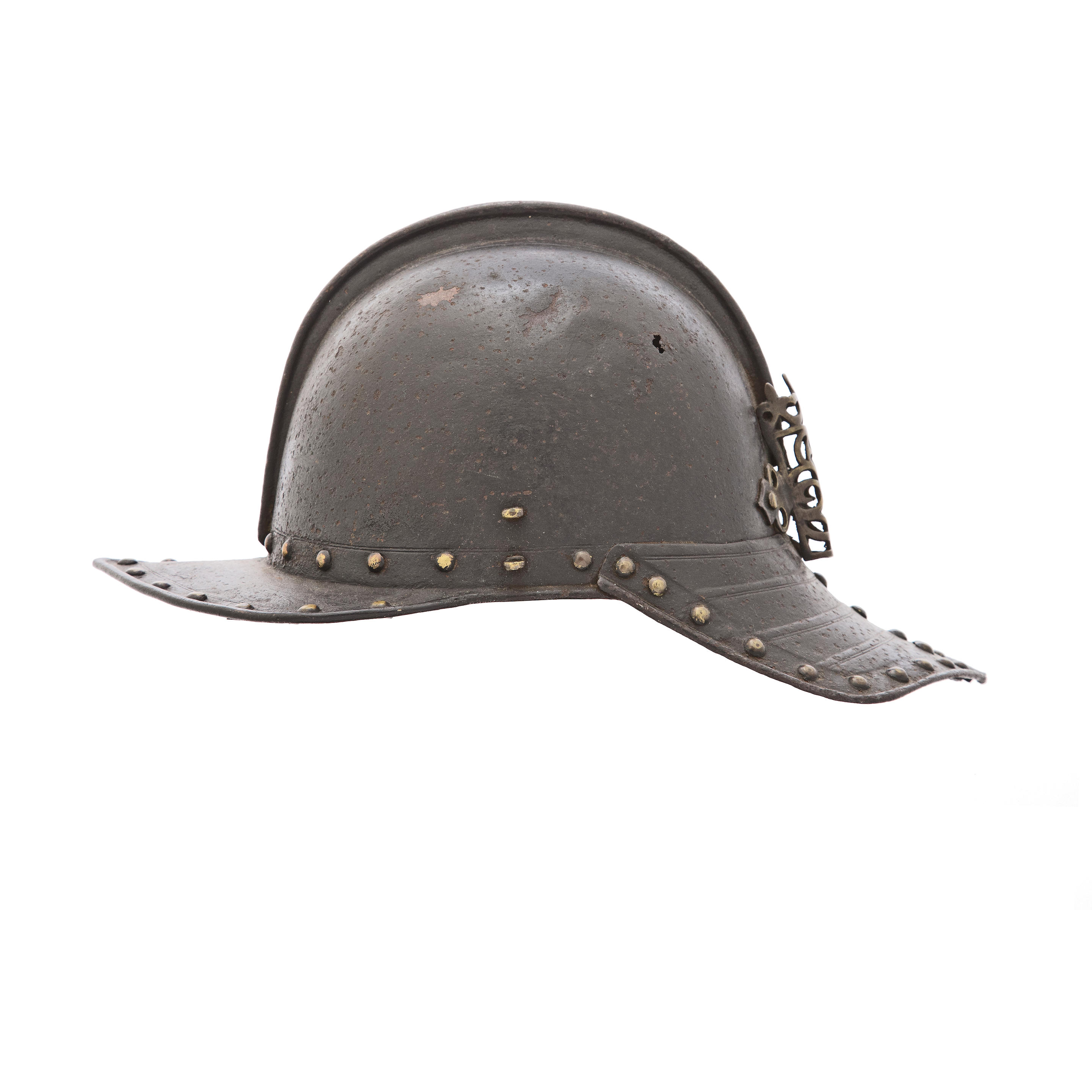 Appraisal: A RARE FRENCH OFFICER'S POT HELMET SECOND QUARTER OF THE