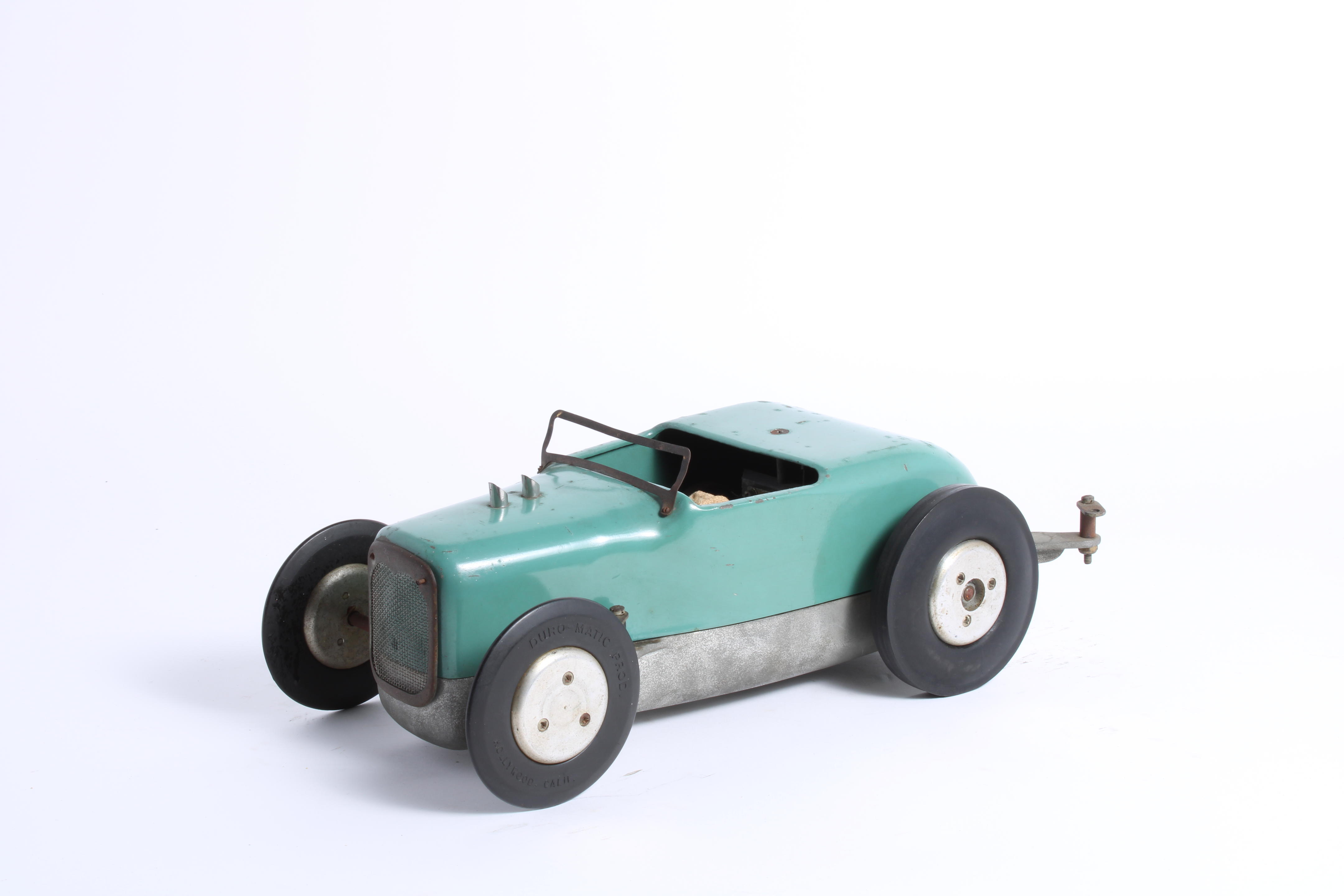 Appraisal: A ROADRUNNER HOT ROD GAS POWERED TETHER CAR BY ED'S