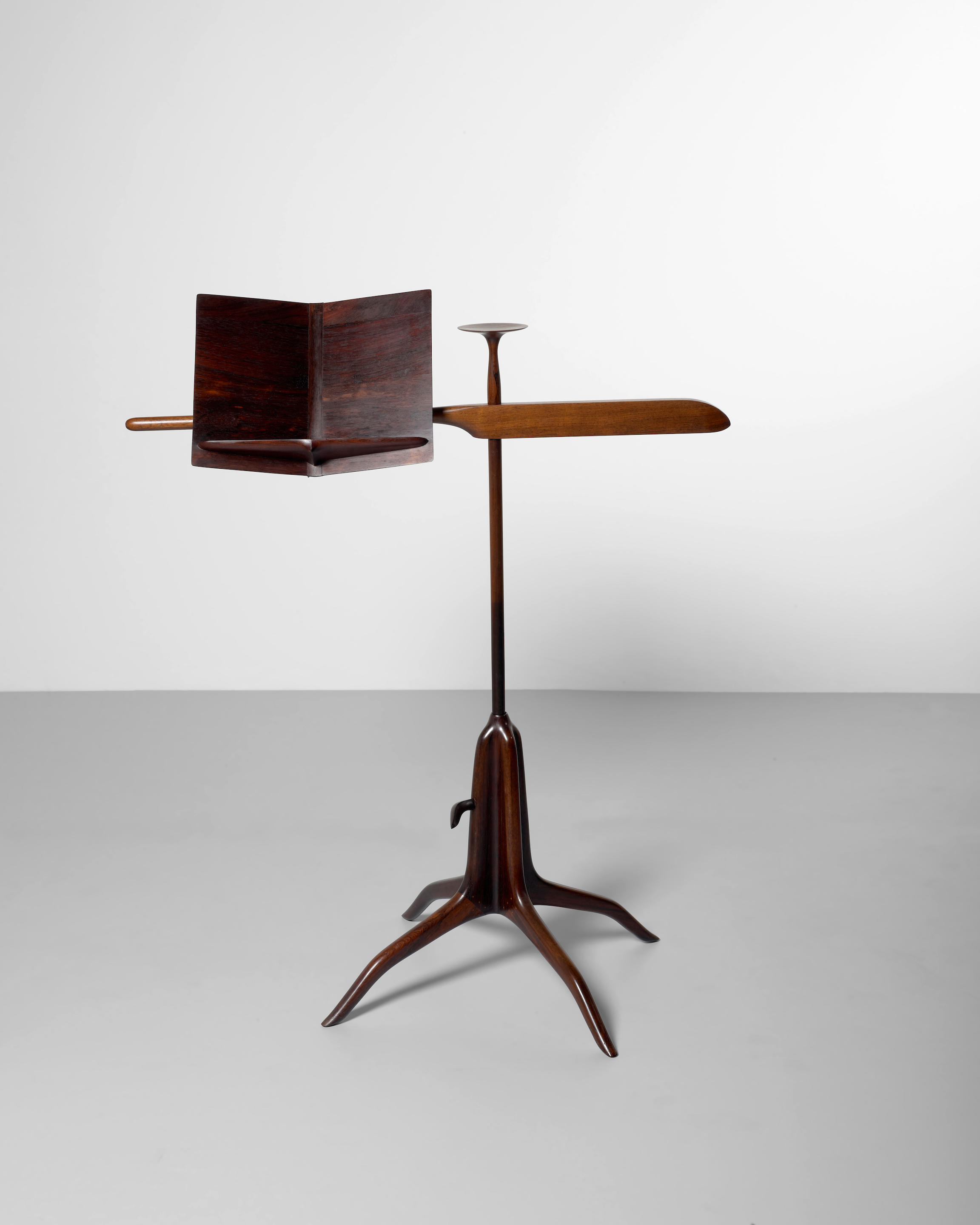 Appraisal: SAM MALOOF - Rare Music Stand circa East Indian rosewood