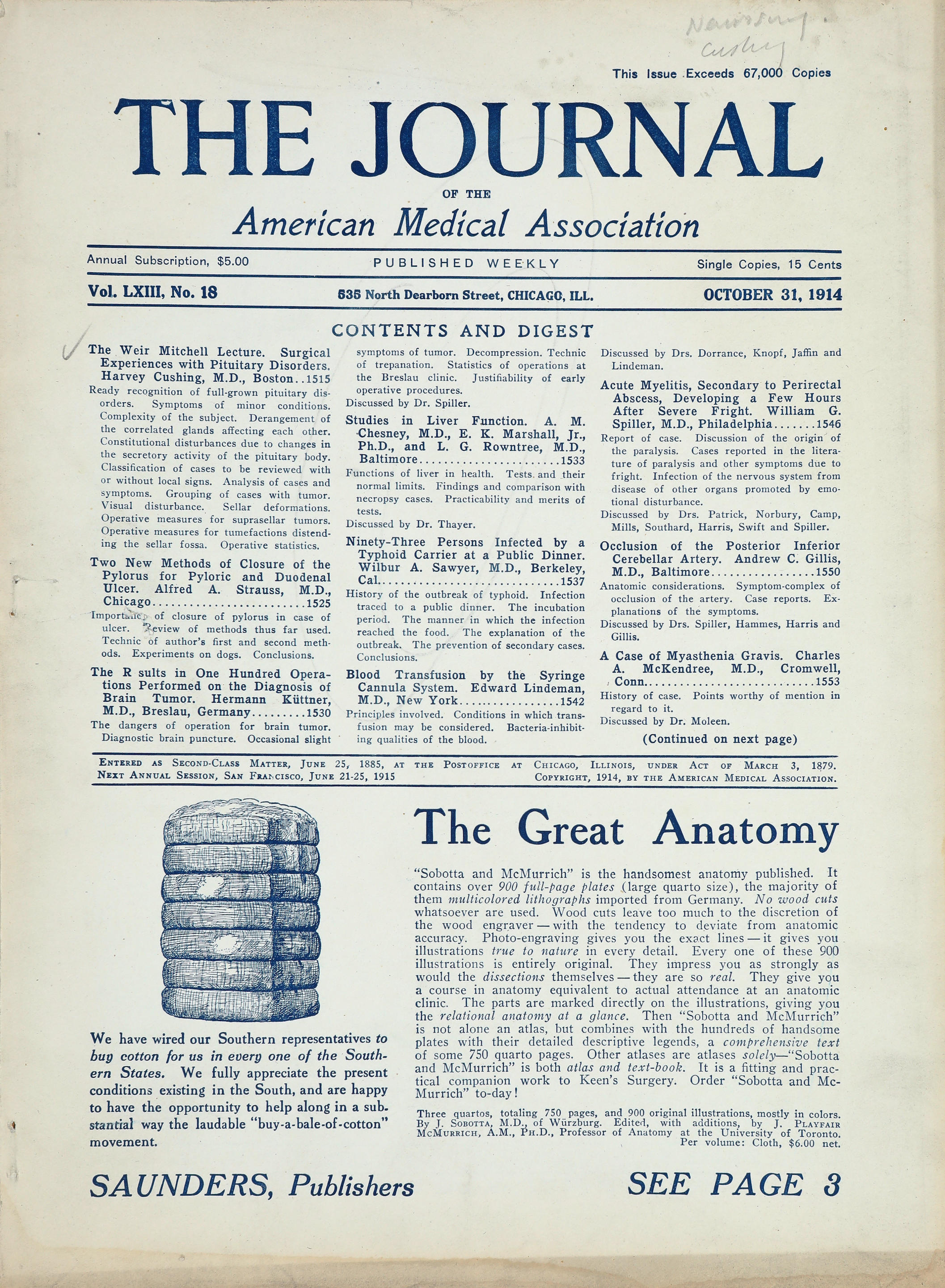 Appraisal: CUSHING HARVEY - publications by or about Harvey Cushing Treatment